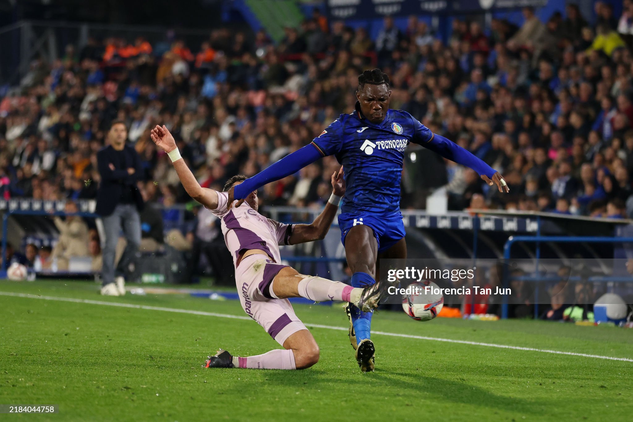 Leeds United target Christantus Uche in action for Getafe