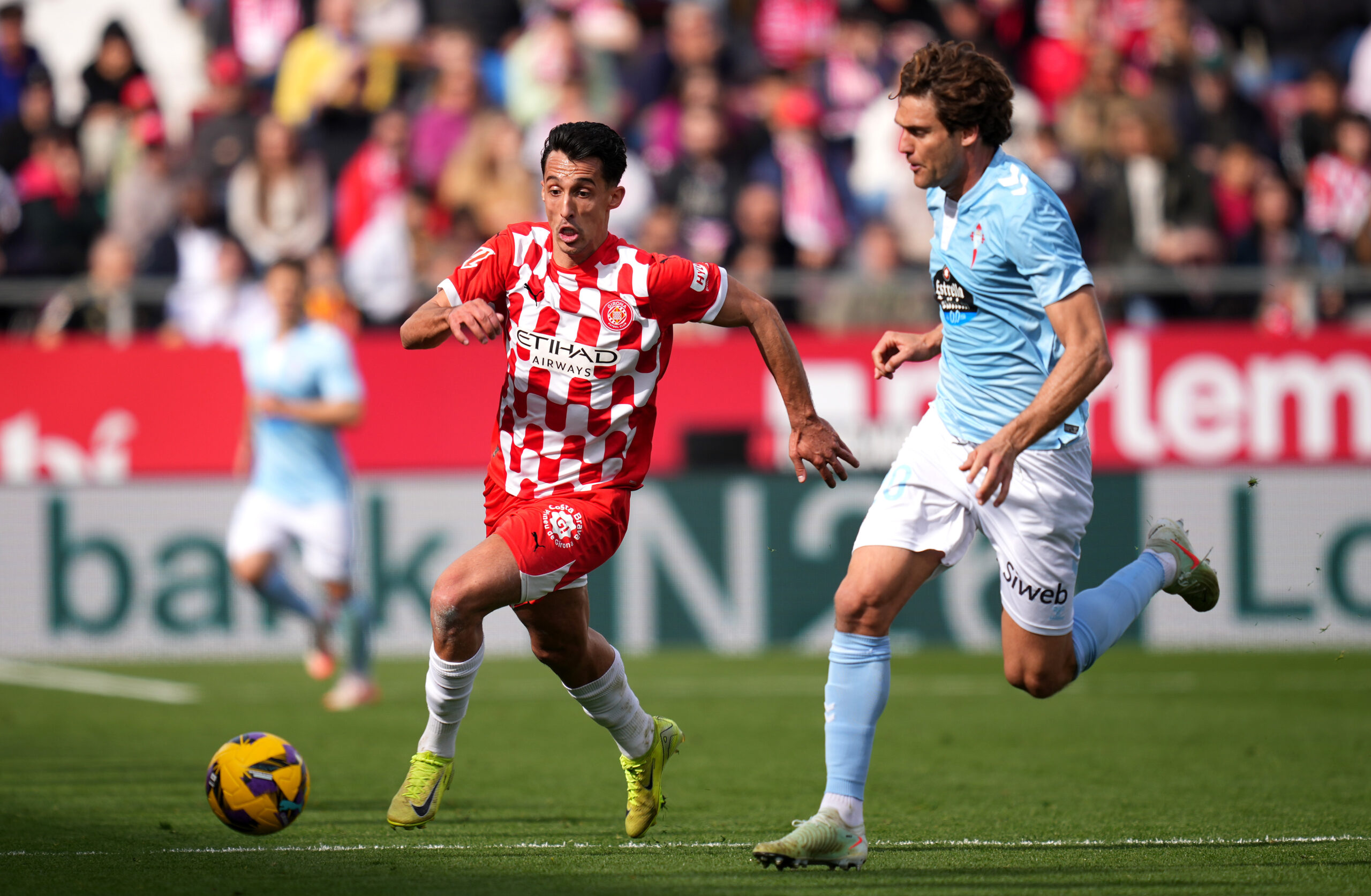 Rangers target Miovski in action for Girona