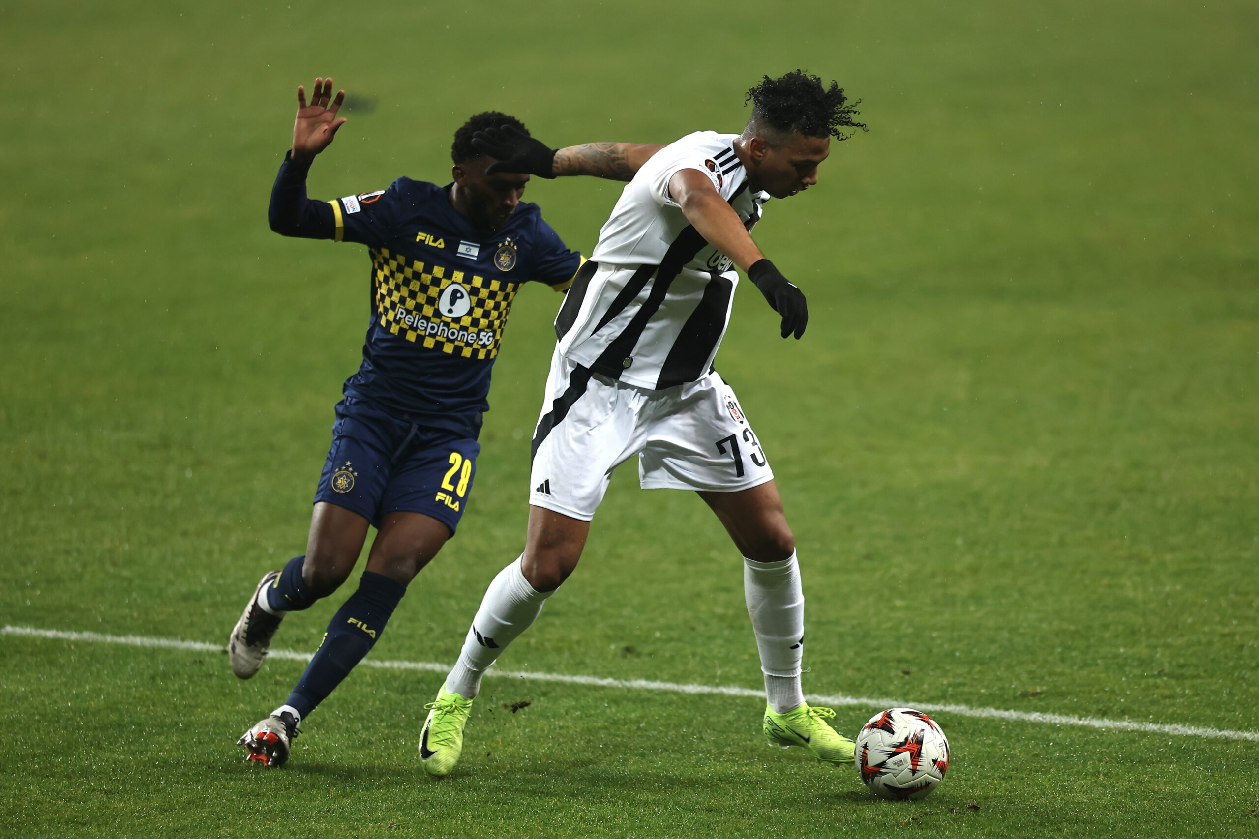 Leeds United target Sissokho in action for Maccabi Tel Aviv
