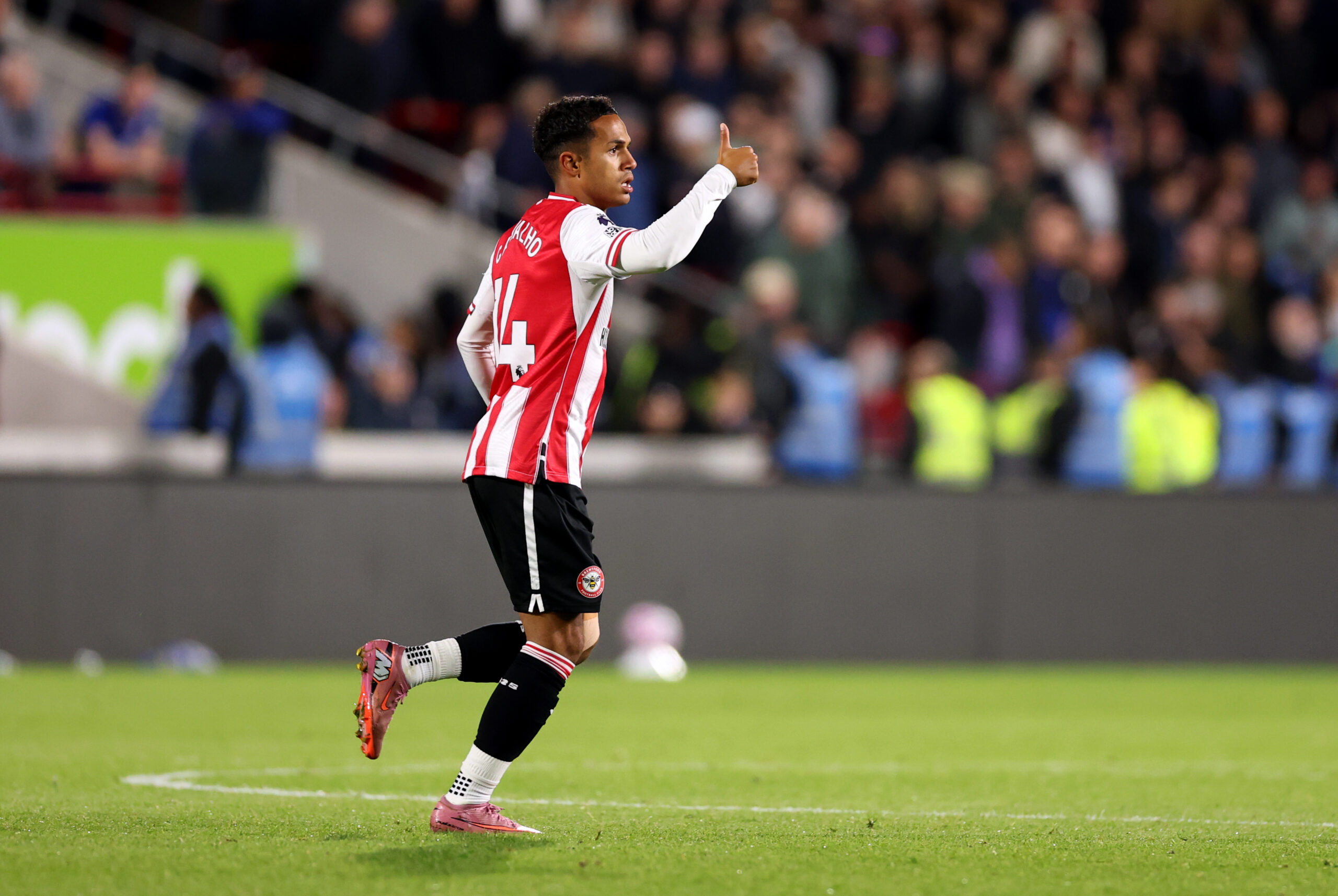 Sunderland target Fabio Carvalho celebrates after scoring against Chelsea