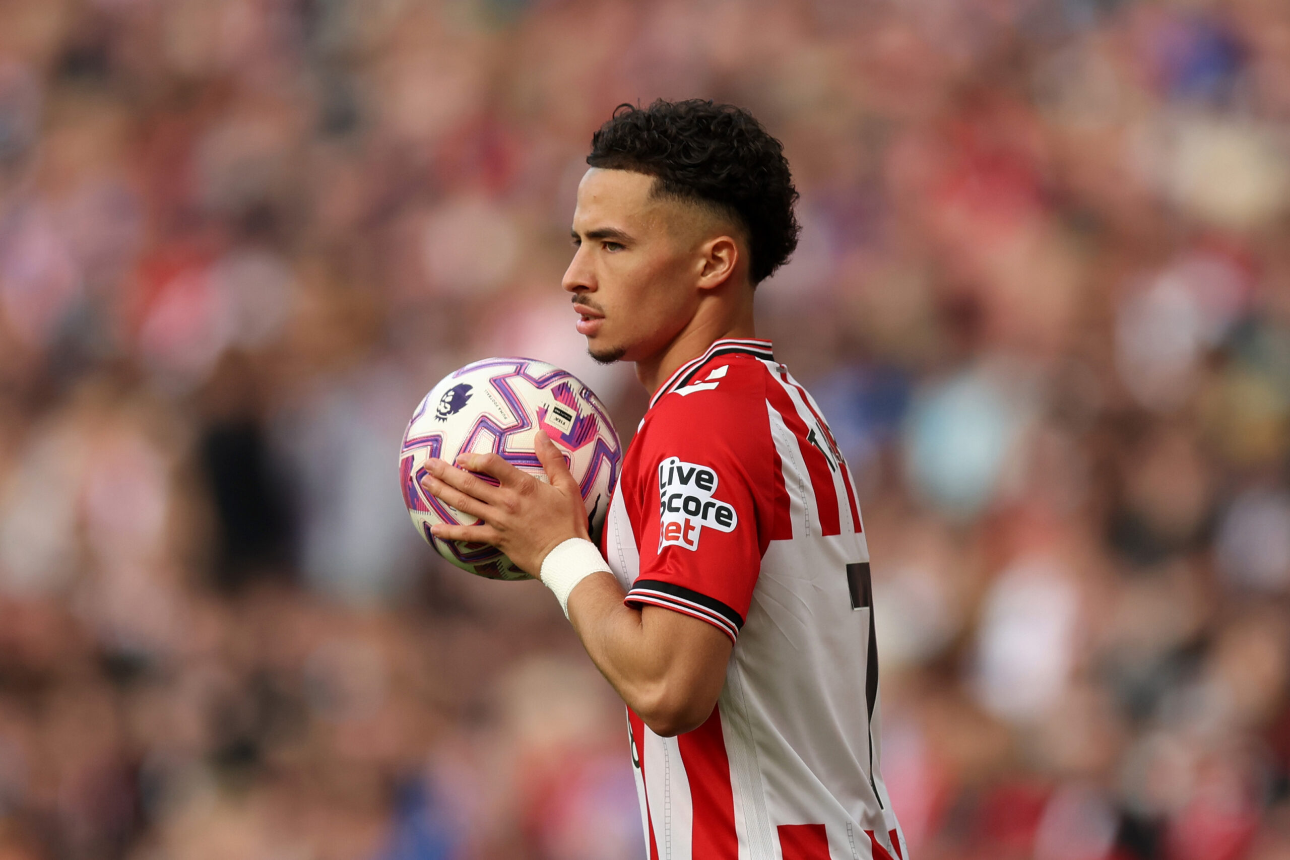 Sunderland winger Talbi in action
