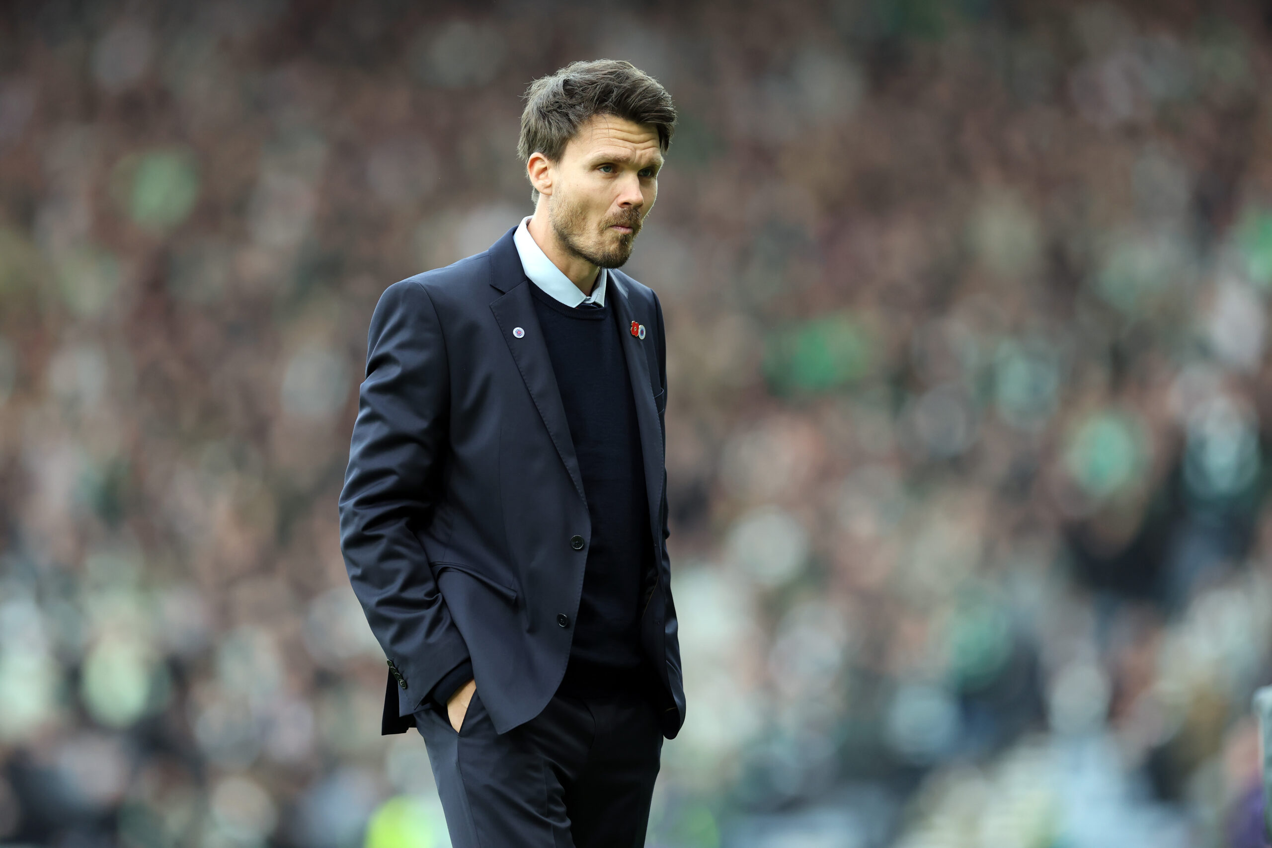 Rangers boss Danny Rohl during Celtic game