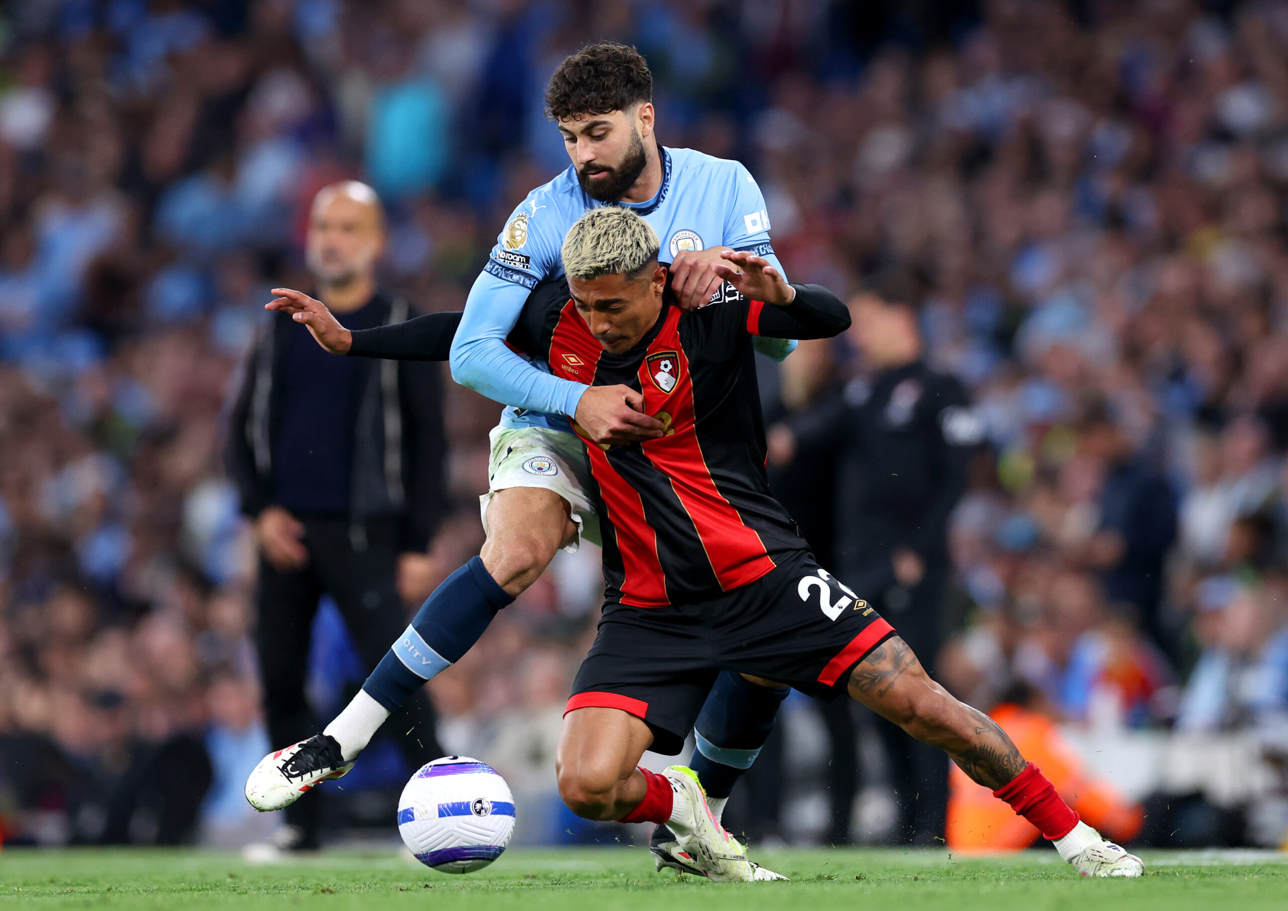 Celtic target Julian Araujo in action for Bournemouth