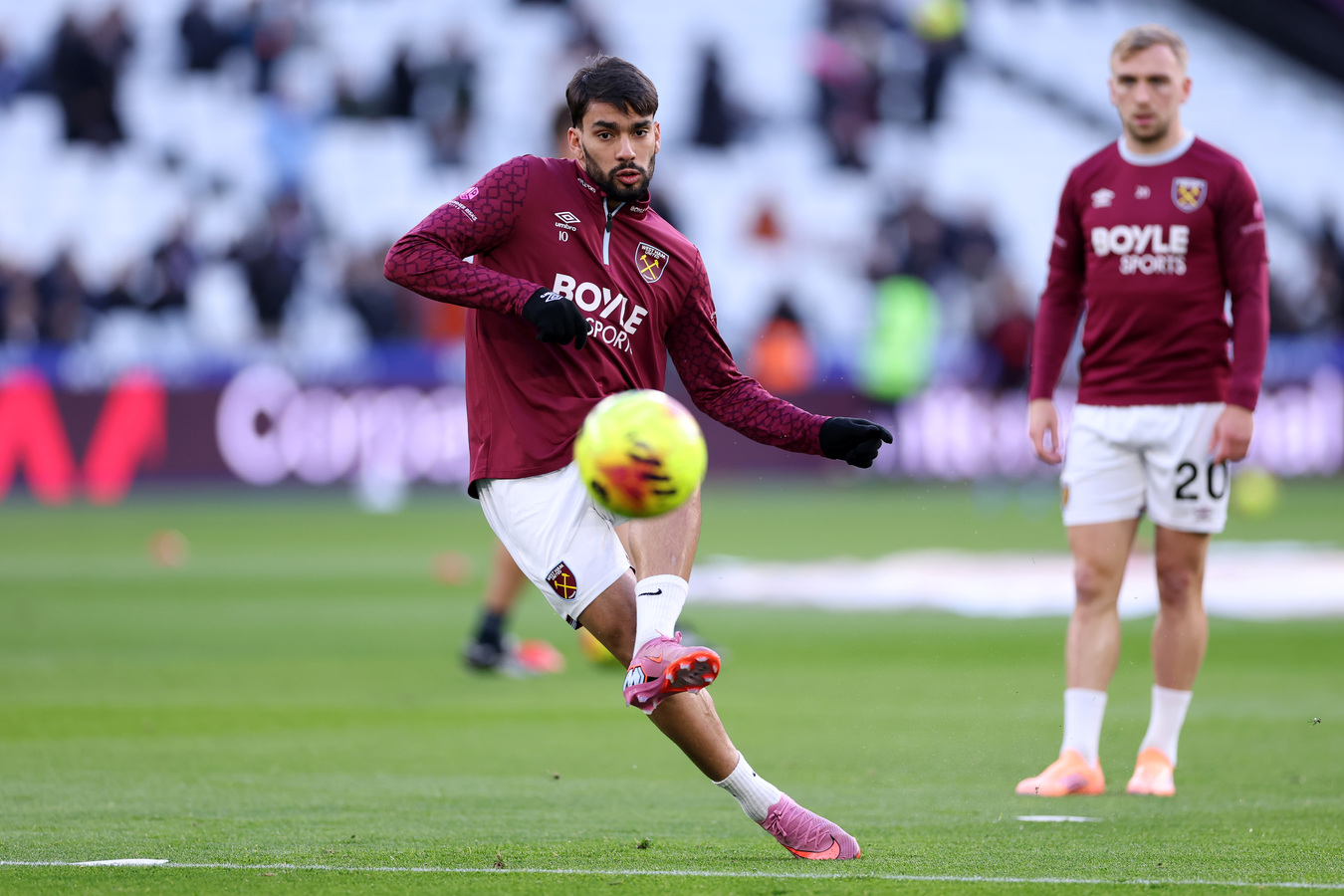 Lucas Paqueta in a West Ham United kit