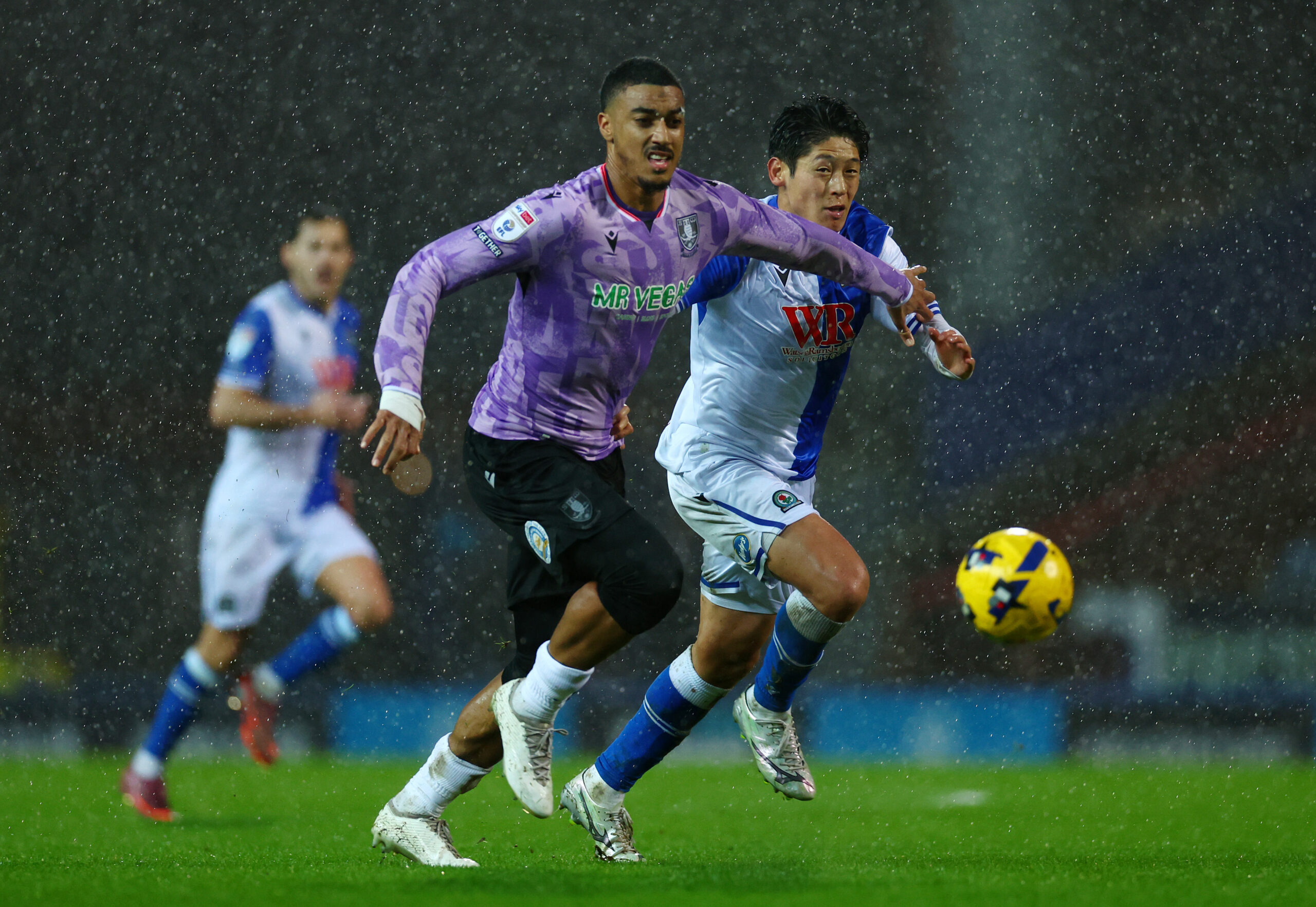 Rangers target Valery in action against Blackburn Rovers
