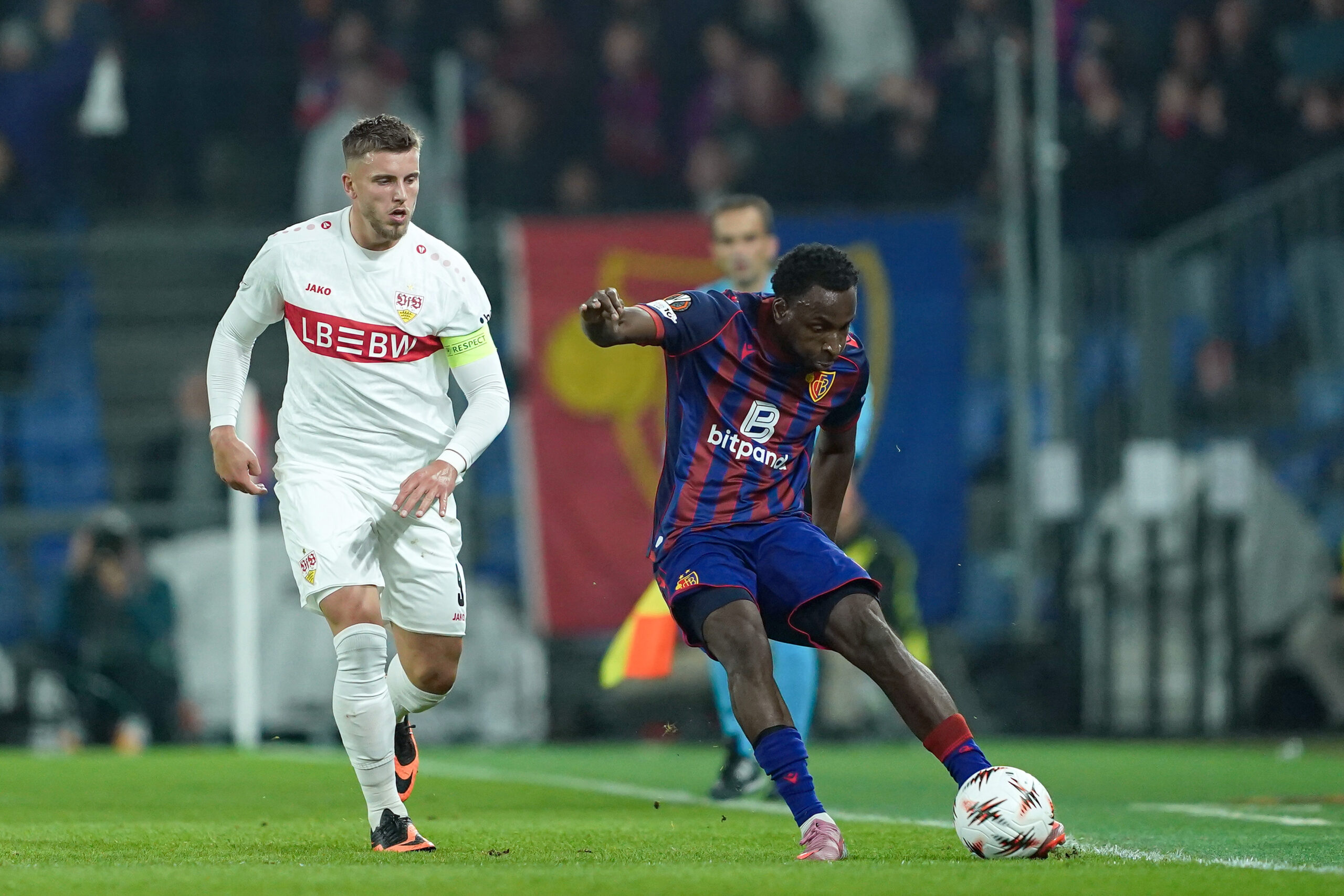Celtic target Otele in action for Basel