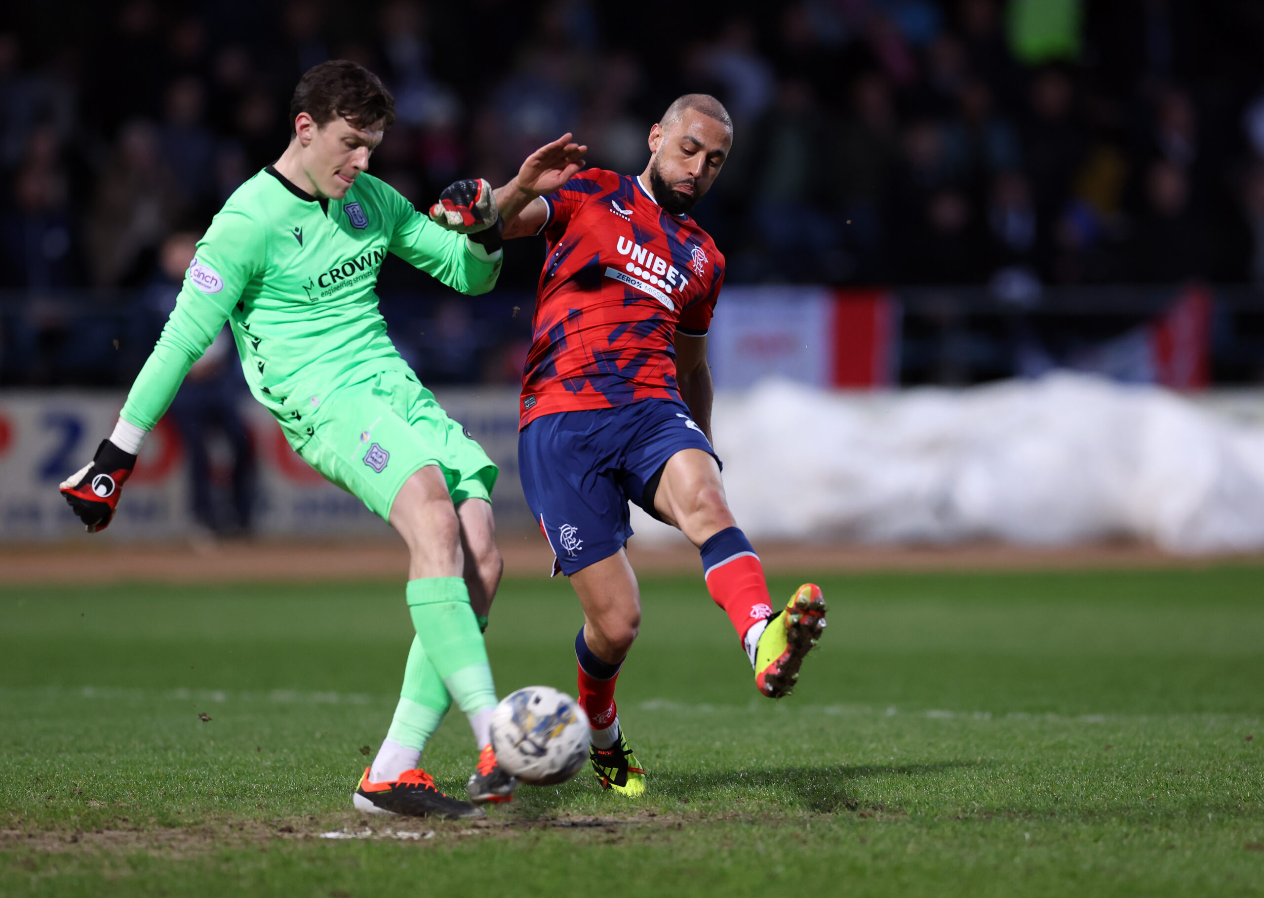 Celtic target McCracken in action against Rangers