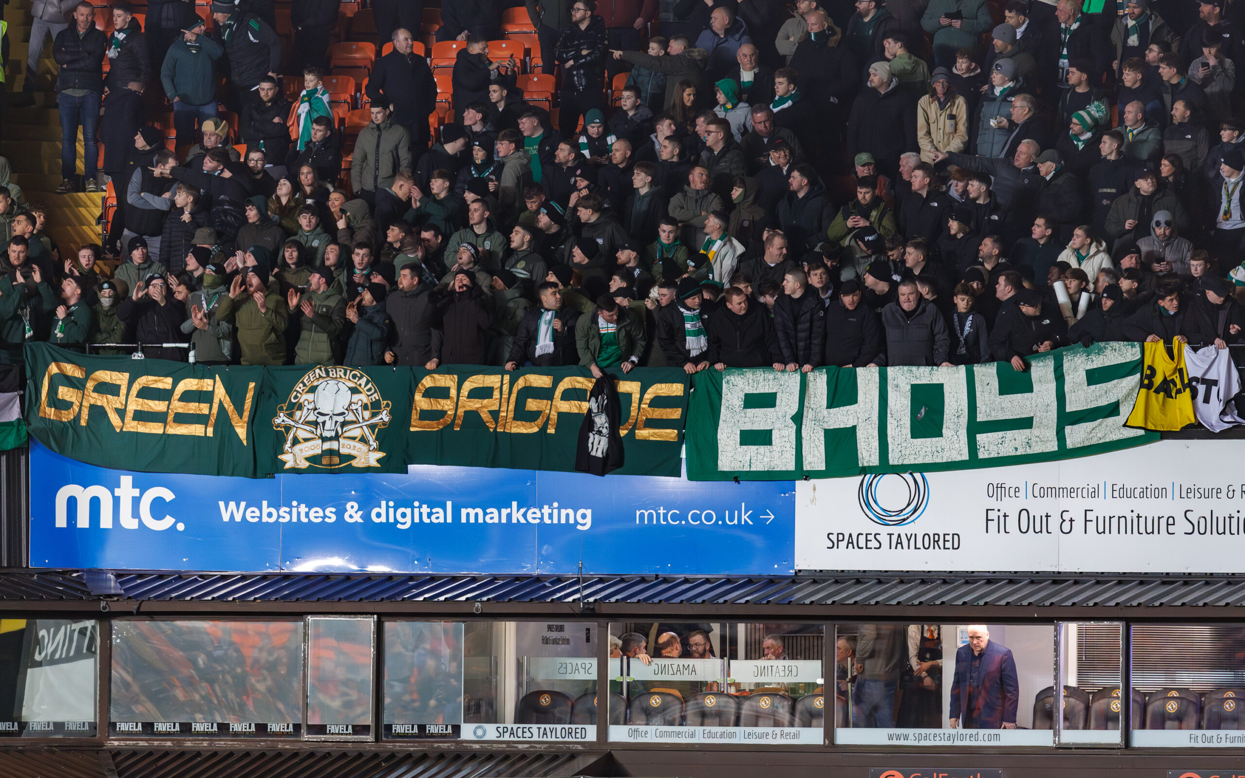  Green Brigade Celtic fans