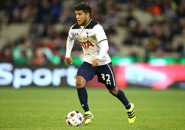 MELBOURNE, AUSTRALIA - JULY 29:  DeAndre Yedlin of Tottenham Hotspur controls the ball during 2016 International Champions Cup Australia match between Tottenham Hotspur and Atletico de Madrid at the Melbourne Cricket Ground on July 29, 2016 in Melbourne, Australia.  (Photo by Scott Barbour/Getty Images)
