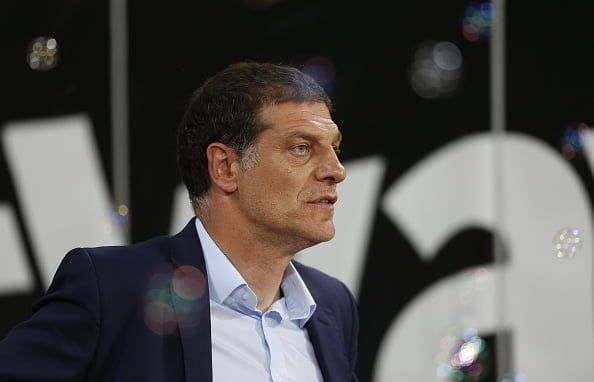 West Ham United's Croatian manager Slaven Bilic reacts ahead of the English League Cup third round football match between West Ham United and Accrington Stanley at The London Stadium, in east London on September 21, 2016. / AFP / Ian Kington / RESTRICTED TO EDITORIAL USE. No use with unauthorized audio, video, data, fixture lists, club/league logos or 'live' services. Online in-match use limited to 75 images, no video emulation. No use in betting, games or single club/league/player publications.  /         (Photo credit should read IAN KINGTON/AFP/Getty Images)