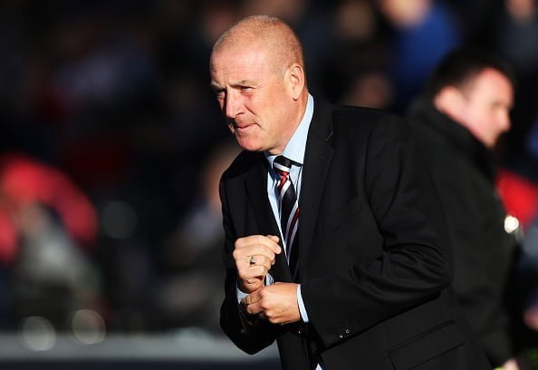 GLASGOW, SCOTLAND - JULY 25: Rangers manager Mark Warburton looks on during the Betfred Cup match between Rangers and Stranraer at Ibrox Stadium on July 25, 2016 in Glasgow, Scotland. (Photo by Ian MacNicol/Getty Images)