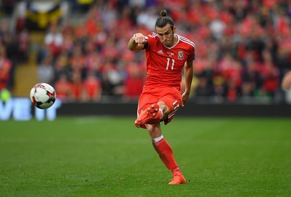 CARDIFF, WALES - OCTOBER 09:  Wales player Gareth Bale in action during the FIFA 2018 World Cup Qualifier between Wales and Georgia at Cardiff City Stadium on October 9, 2016 in Cardiff, Wales.  (Photo by Stu Forster/Getty Images)