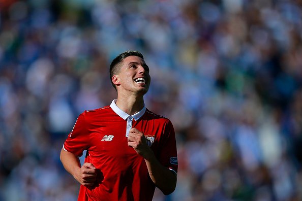 MADRID, SPAIN - OCTOBER 15: Samir Nasri of Sevilla FC reacts during the La Liga match between CD Leganes and Sevilla FC at Estadio Municipal de Butarque on October 15, 2016 in Leganes, Spain. (Photo by Gonzalo Arroyo Moreno/Getty Images)