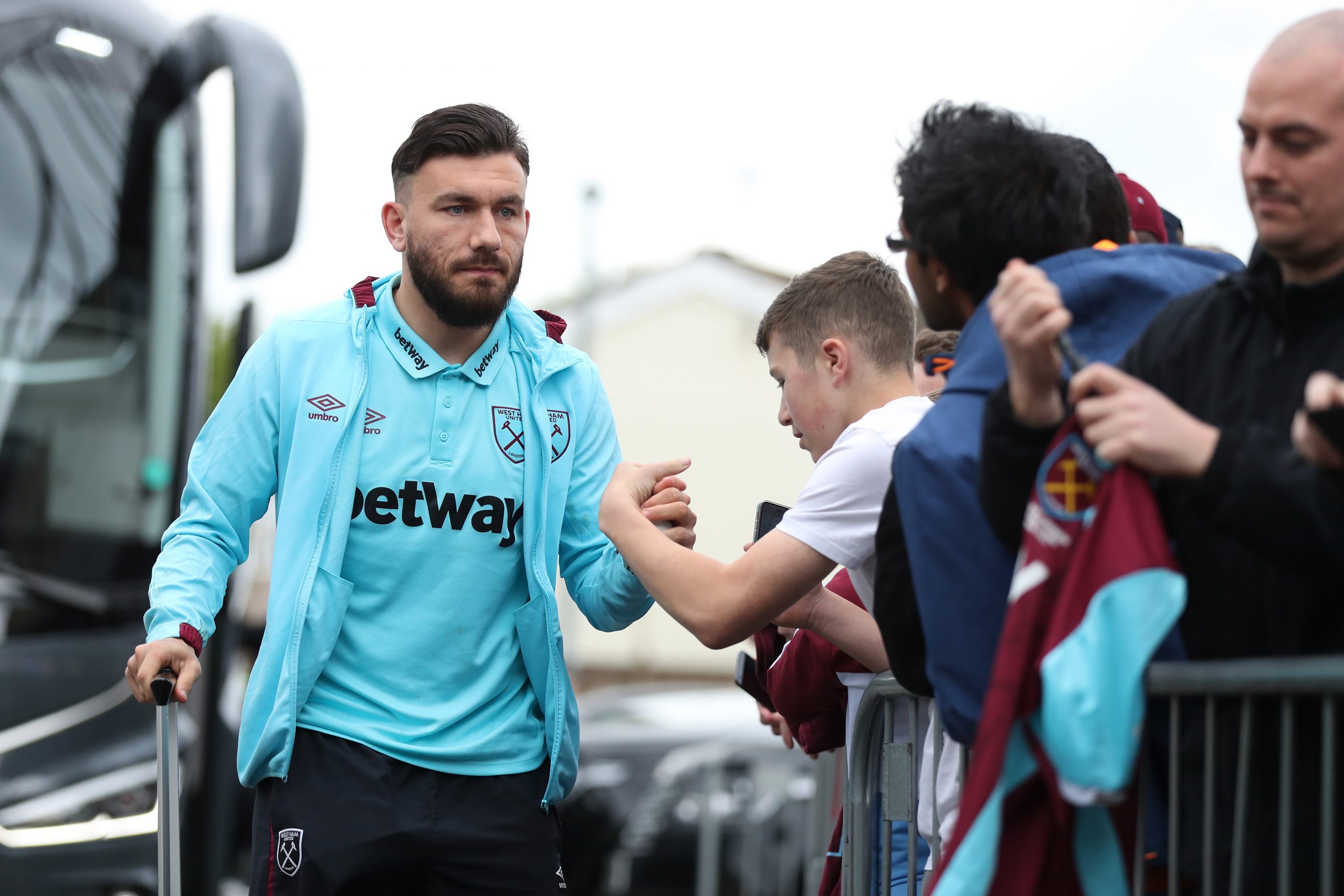 West Ham United hoping to offload Robert Snodgrass who is seen in the picture