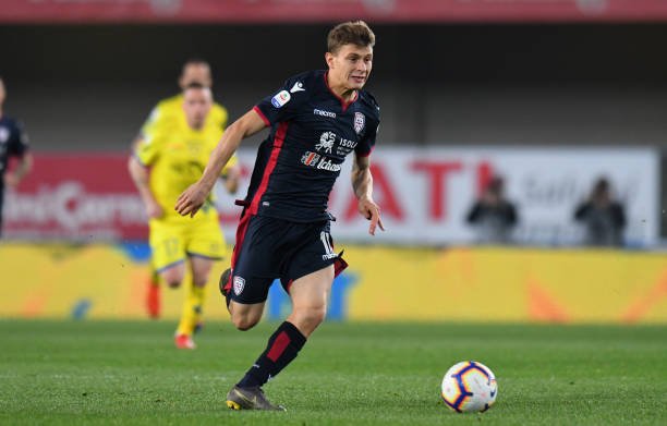 Liverpool to rival Tottenham Hotspur for Nicolo Barella who is in action in the photo