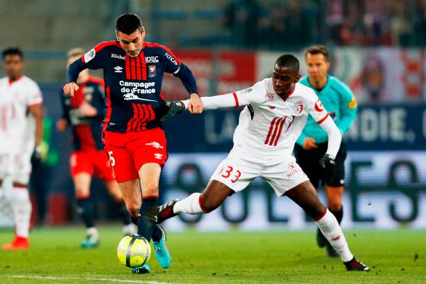 Liverpool facing fierce competition in pursuit of Soumare who is in action in the photo