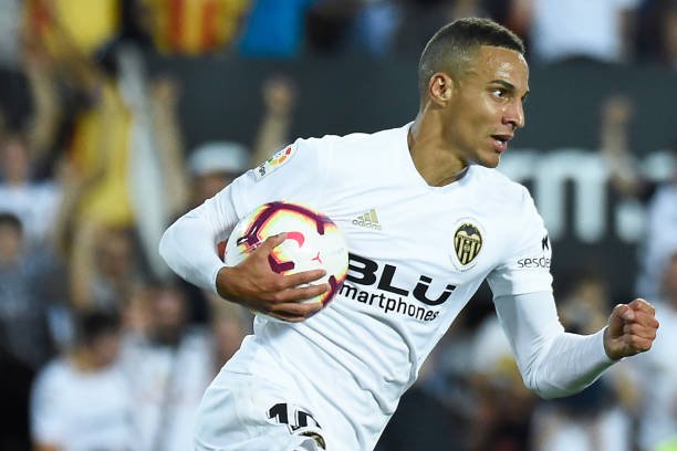Real Madrid keeping a close eye on Rodrigo Moreno who is in action in the photo