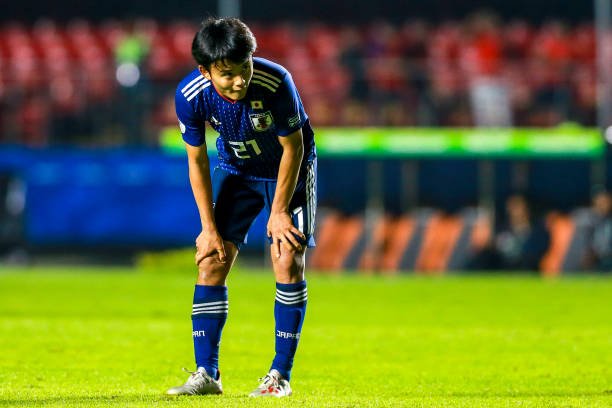 Ajax eyeing a loan move for Real Madrid youngster Kubo who is in action for Japan in the photo