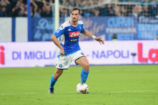 Fabian Ruiz of SSC Napoli in action during the Serie A match between SPAL and SSC Napoli at Stadio Paolo Mazza on October 27, 2019 in Ferrara, Italy.  (Photo by Pier Marco Tacca/Getty Images)