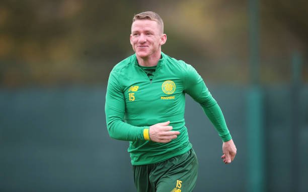 GLASGOW, SCOTLAND - OCTOBER 23: Jonny Hayes of Celtic is seen during a training session at Lennoxtown Training Session on October 23, 2019 in Glasgow, Scotland. (Photo by Ian MacNicol/Getty Images)