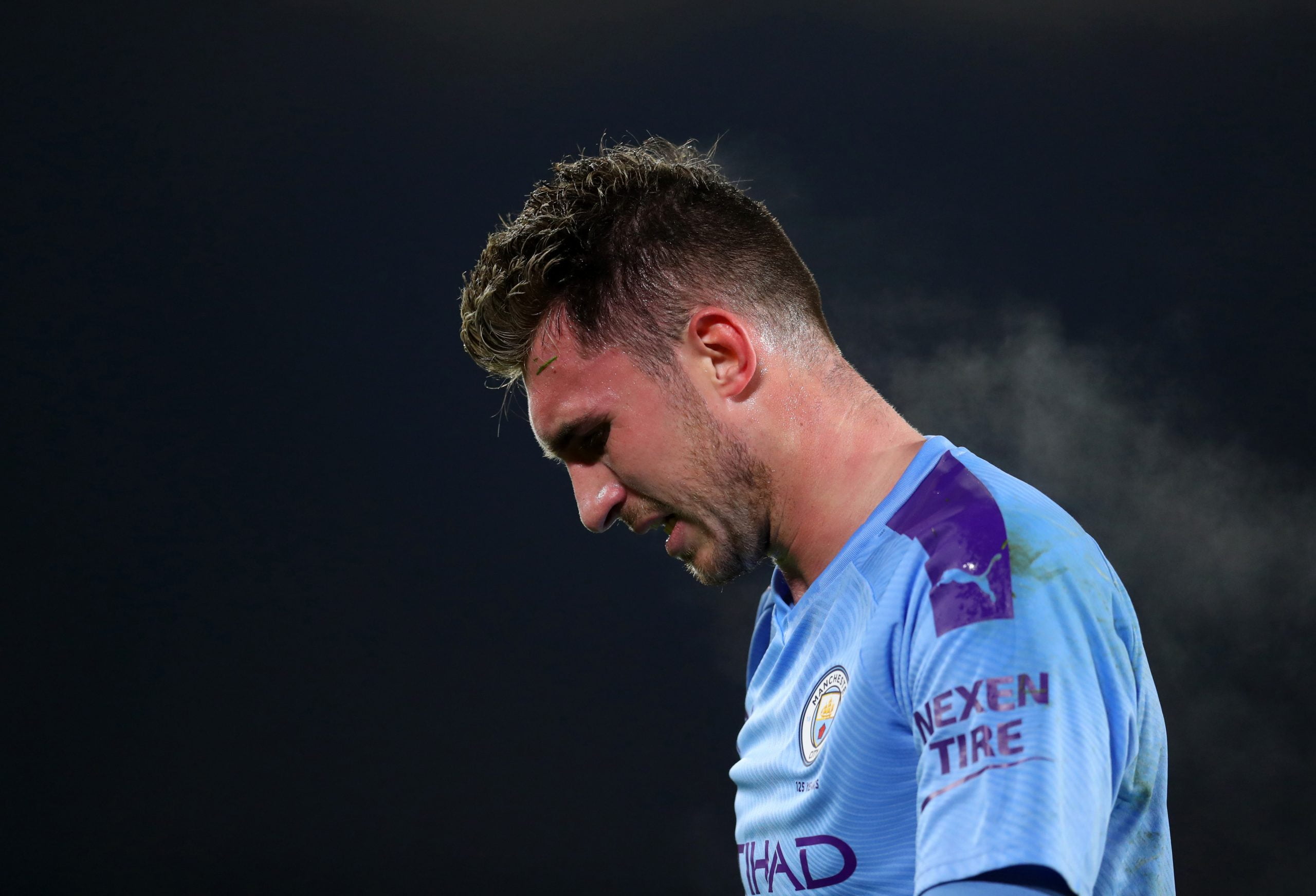 Manchester City's Laporte is on Real Madrid's radar (Laporte is seen in the picture)