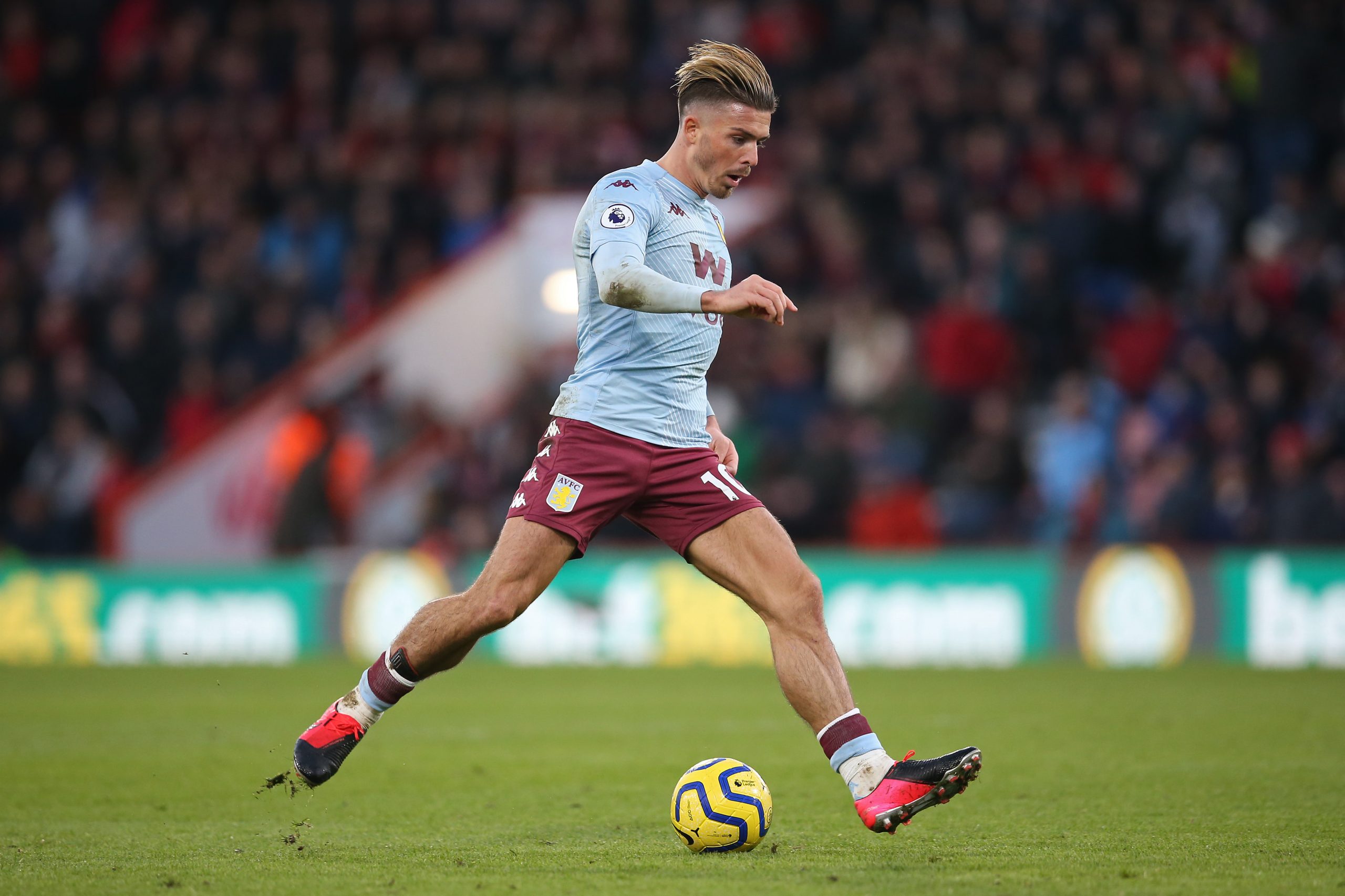 Dean Smith delivers encouraging update on Grealish's injury (Grealish is seen in the picture)