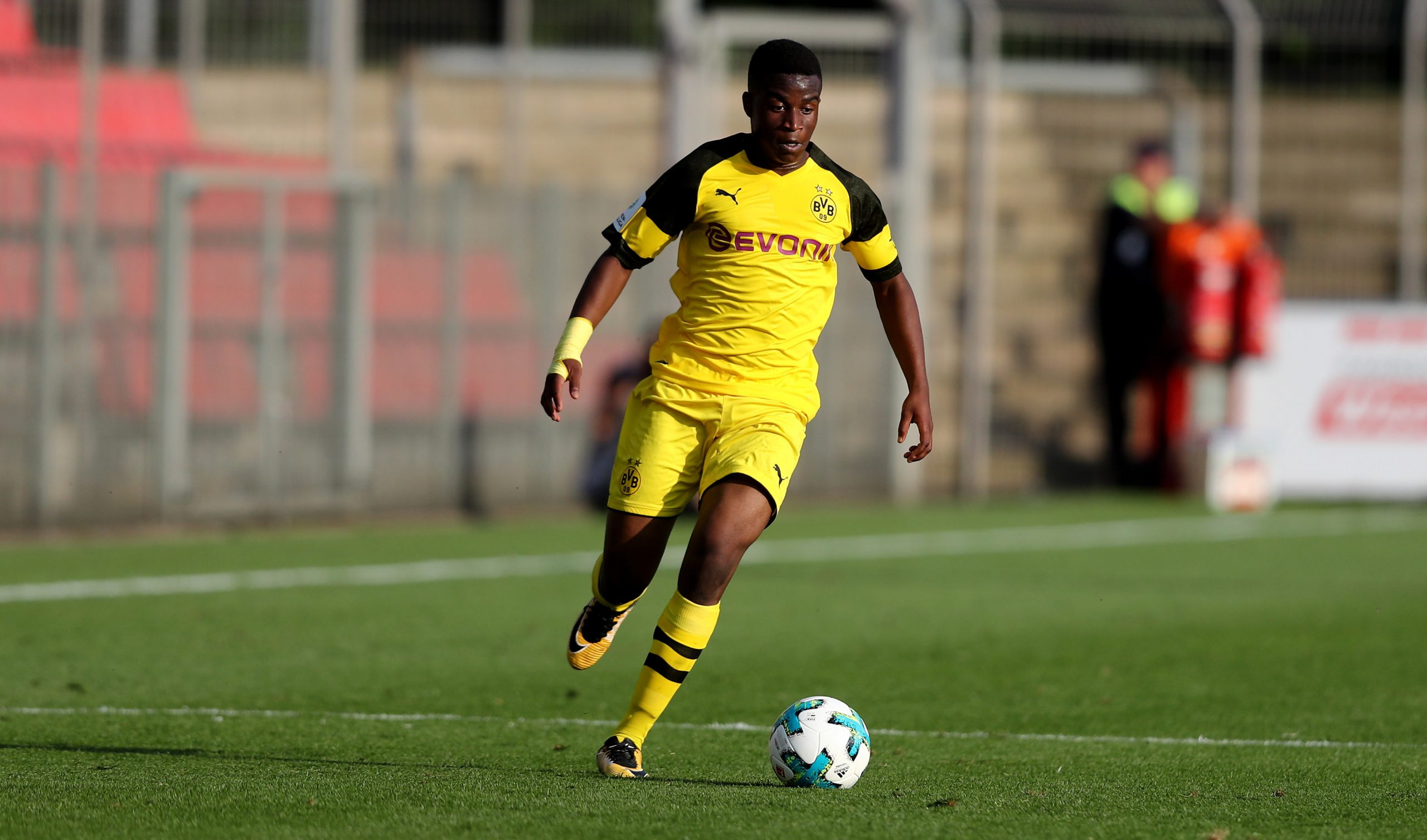 Borussia Dortmund chief willing to put his faith on Moukoko who is in action in the photo