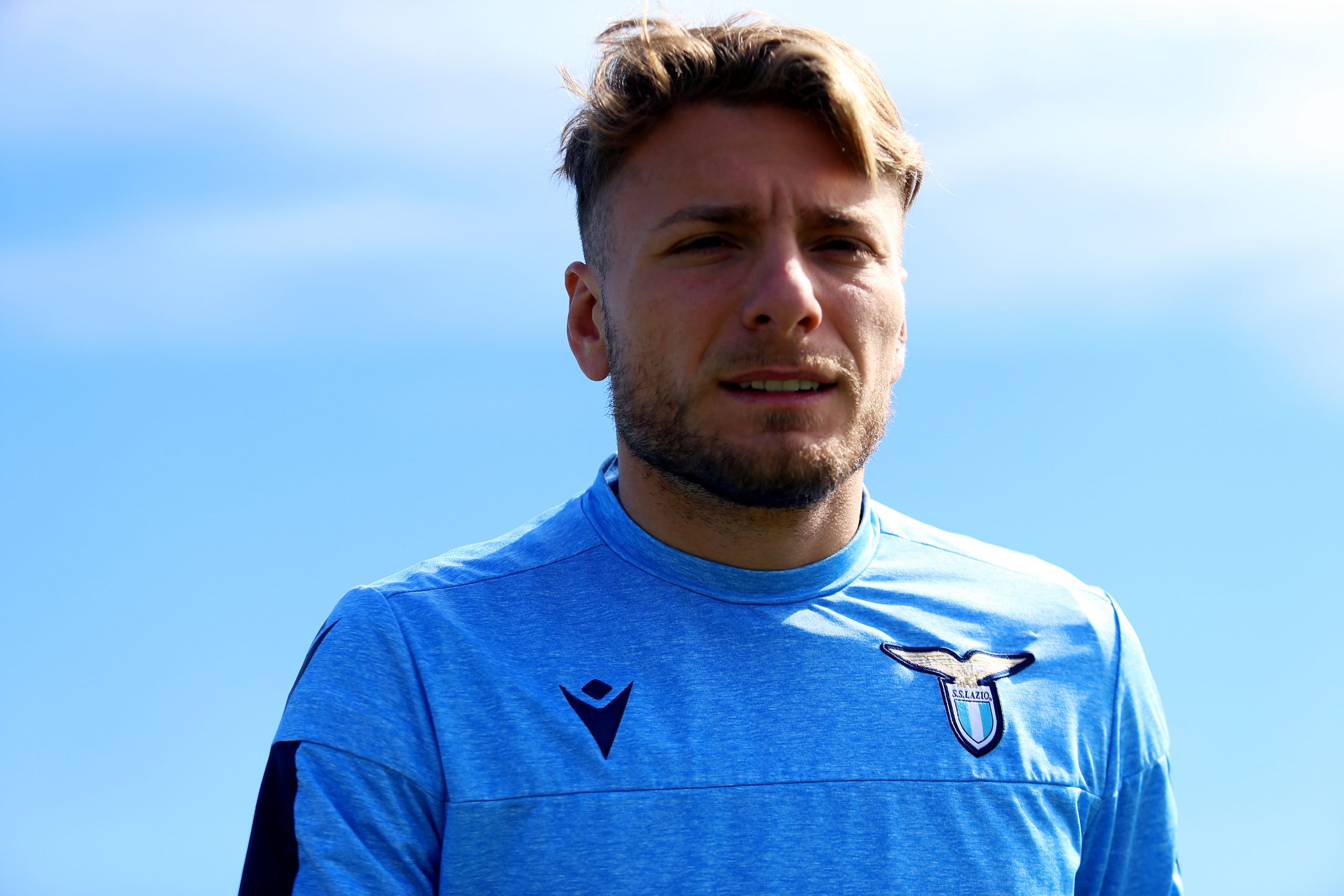 Tottenham Hotspur eyeing a move for Ciro Immobile who is seen in the photo