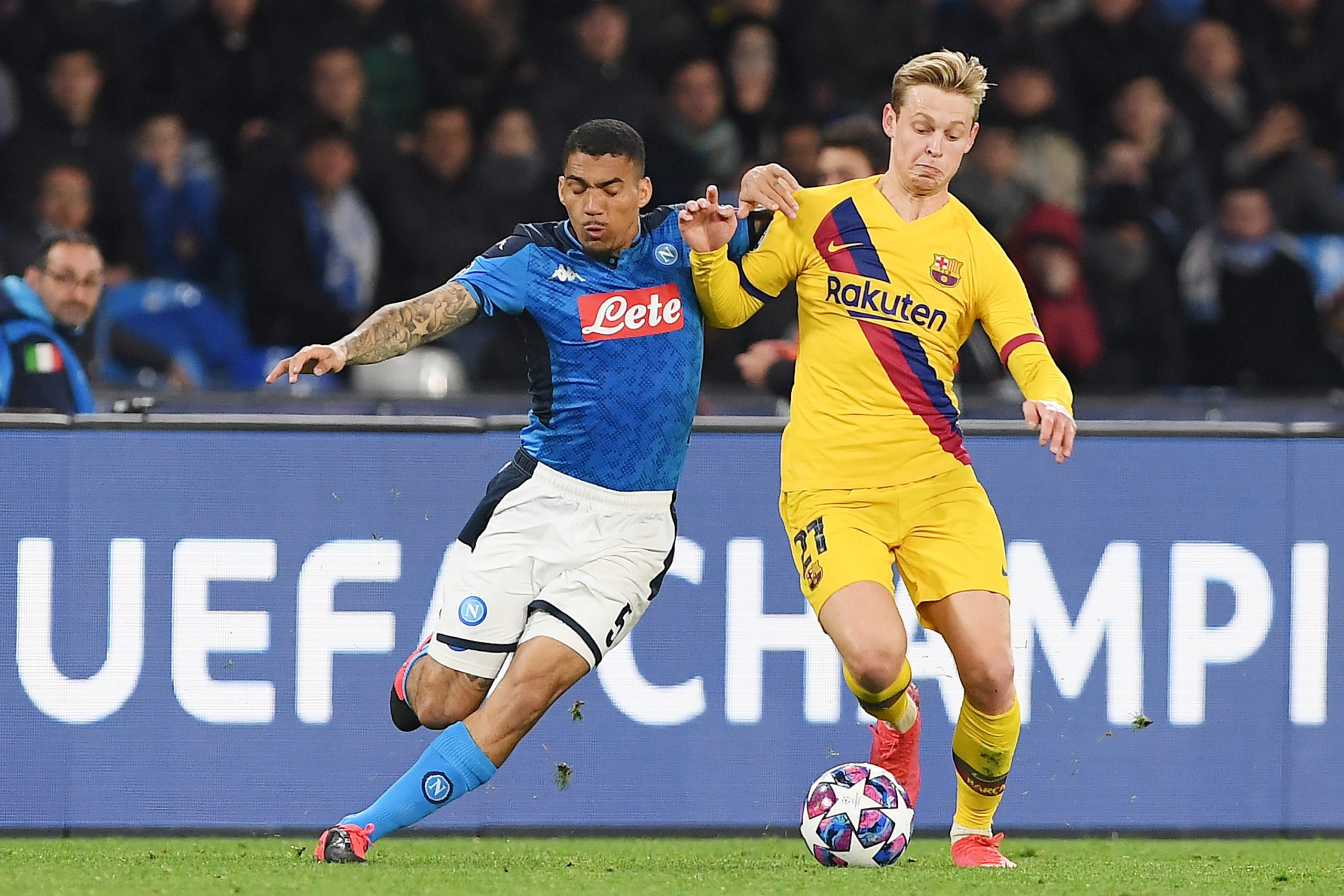 Everton set to win the race for Napoli midfielder Allan who is in action in the picture