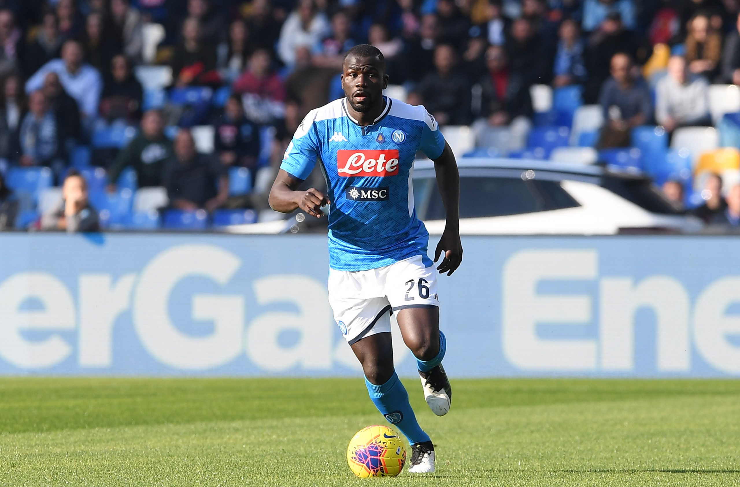 Liverpool are in hot pursuit of Kalidou Koulibaly who is in action in the picture