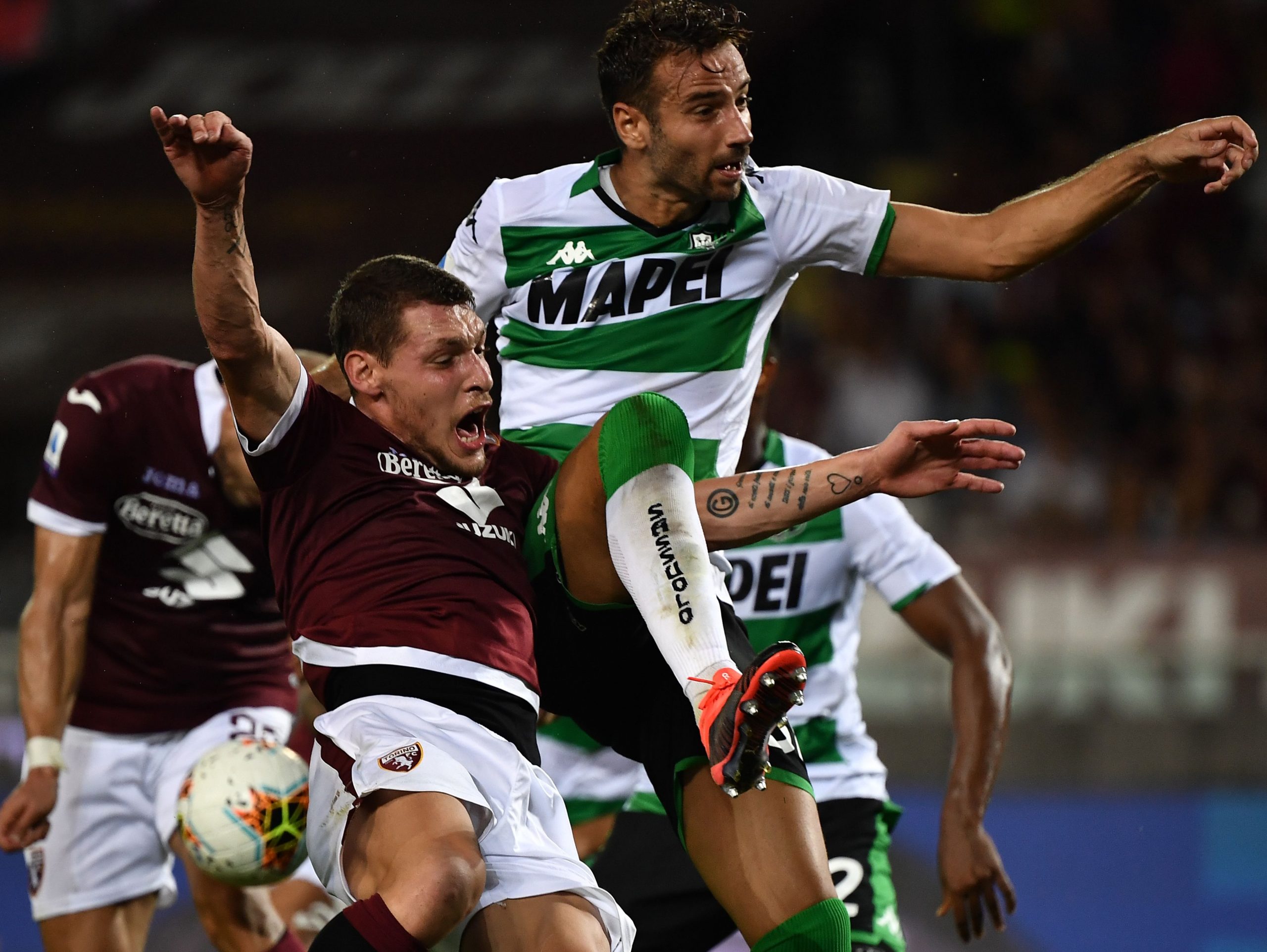 Newcastle United are in race to land Andrea Belotti who is in action in the photo