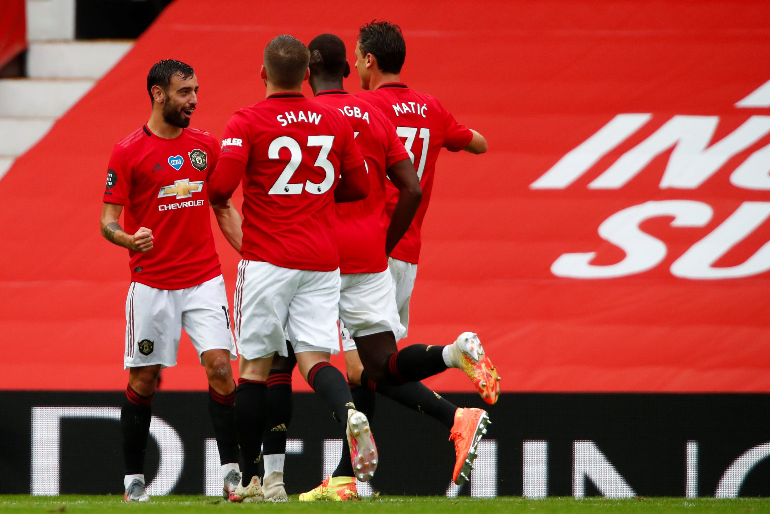 Crystal Palace Vs Manchester United Tactical Preview (Man United players celebrating in the picture)
