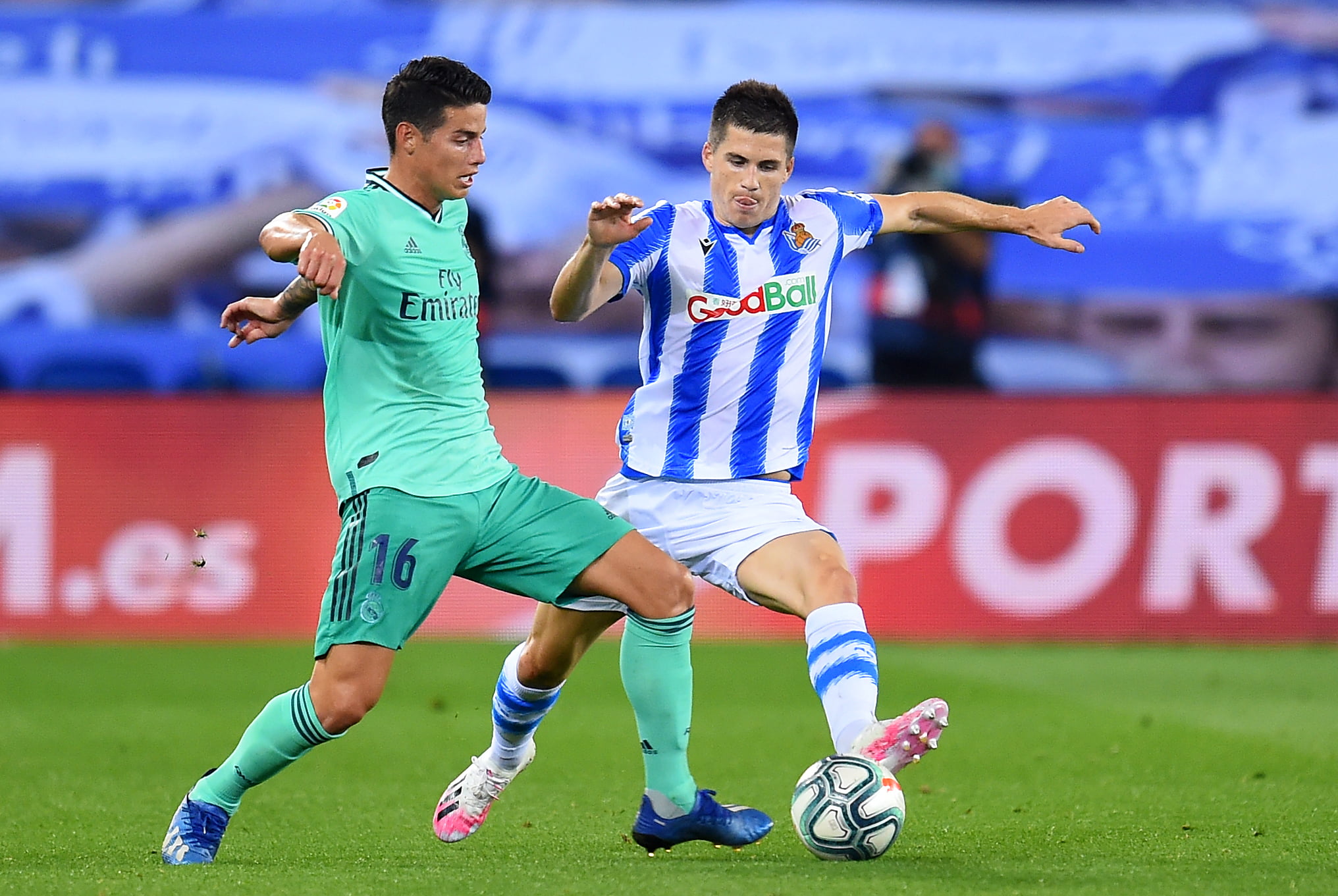 Real Madrid's Rodriguez set for a summer move to Everton (Rodriguez is in action in the picture)