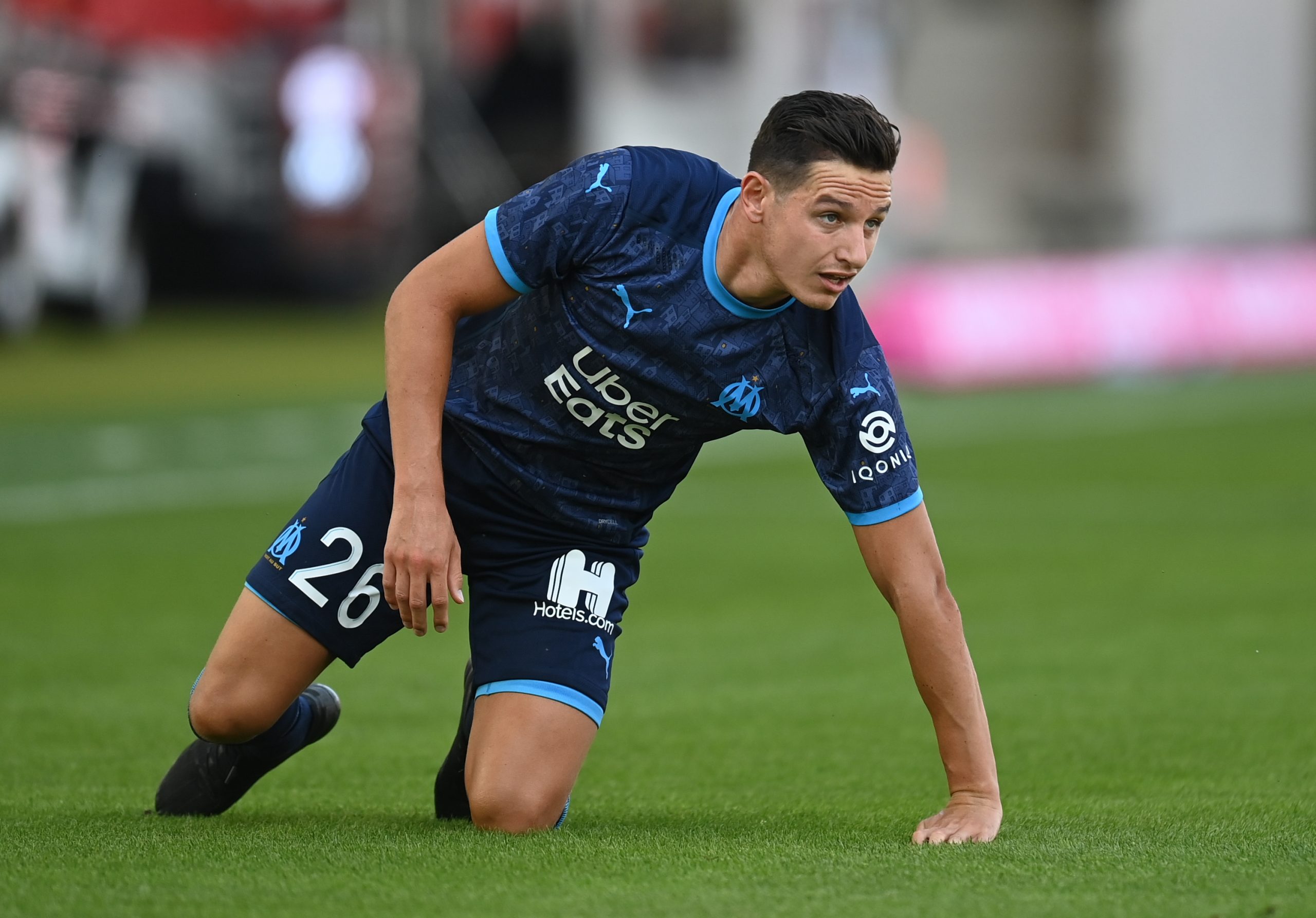 Update on Leicester City's pursuit of Florian Thauvin who is seen in the picture