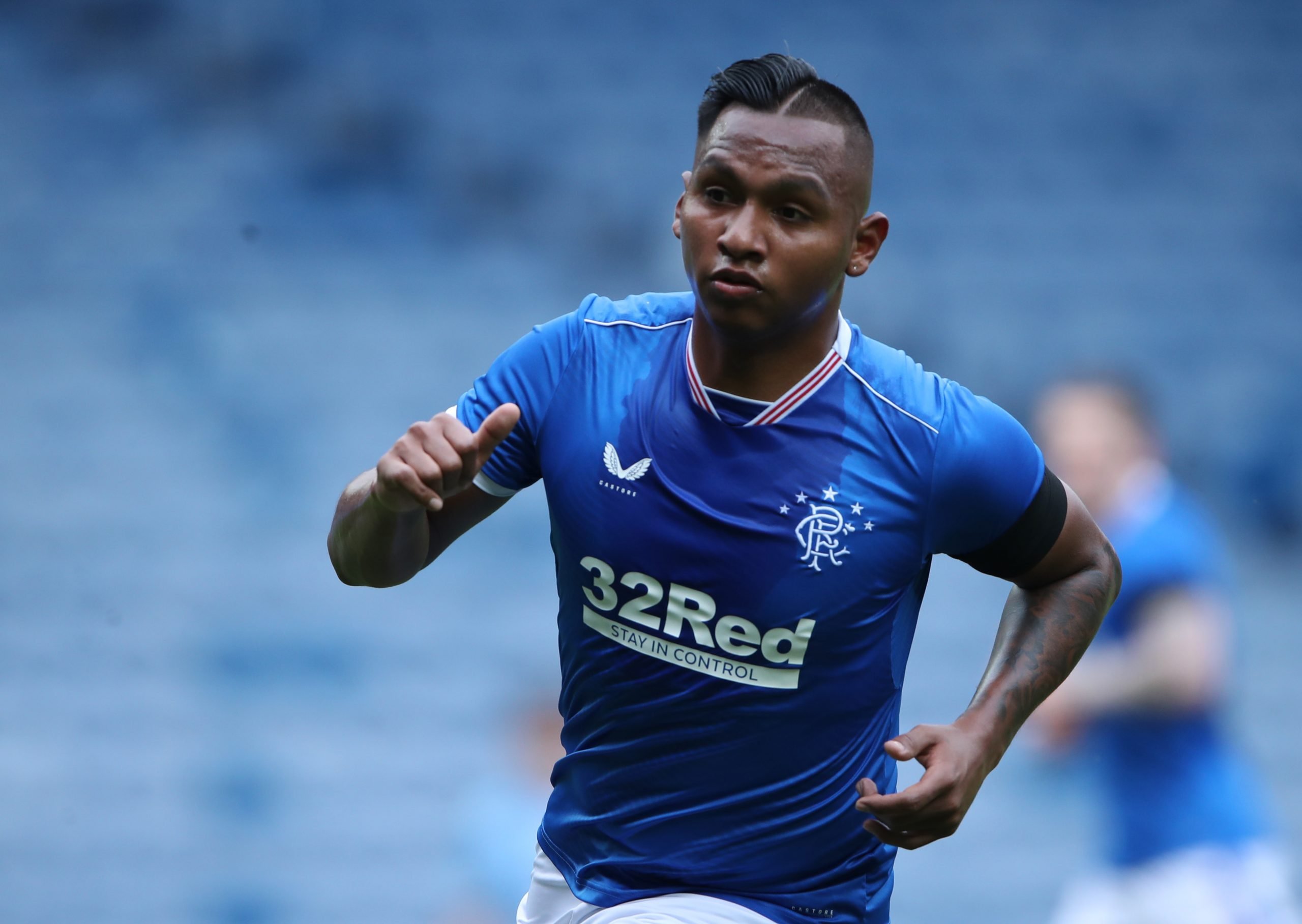 Gerrard Says Rangers’ Alfredo Morelos Isn’t Close To Lille Switch - Morelos in action