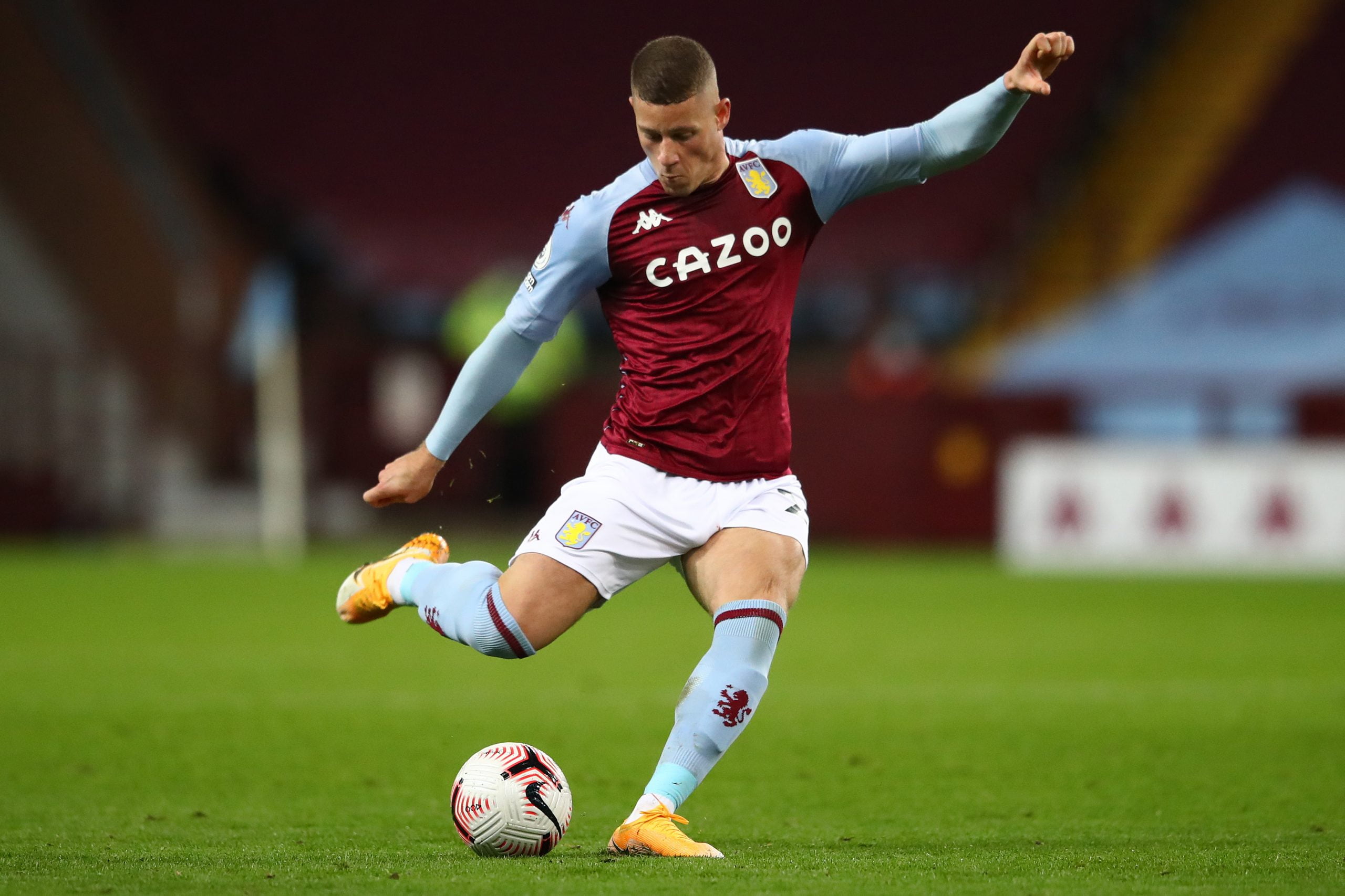 McAvennie urges Aston Villa to pay £35m for Ross Barkley who is in action in the picture