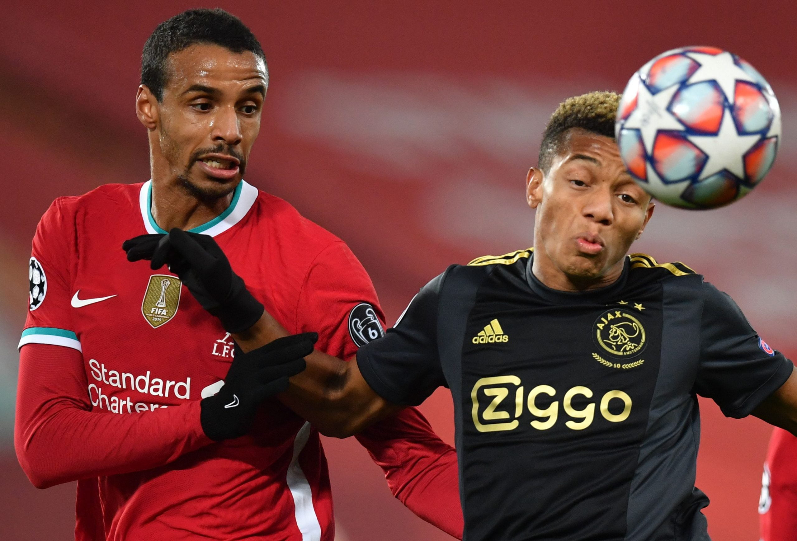 Liverpool player ratings versus AFC Ajax (Liverpool's Joel Matip is in action in the photo)