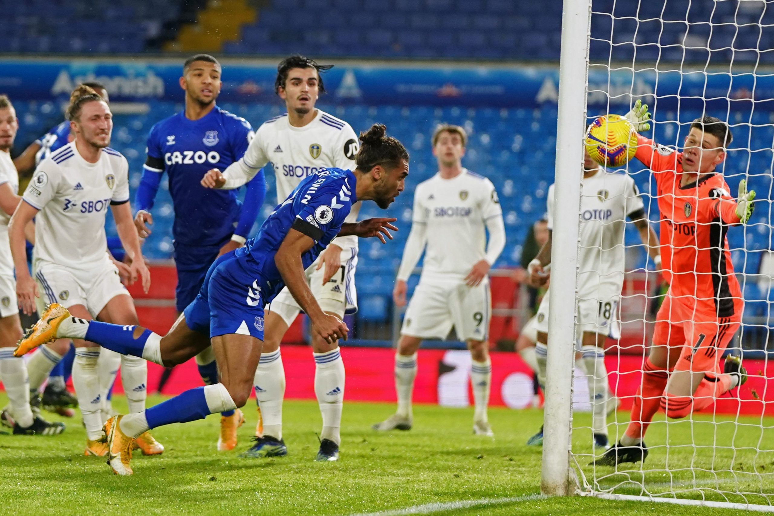 Everton Players Rated In Victory Over Leeds United (Andre Gomes can be seen in the picture)