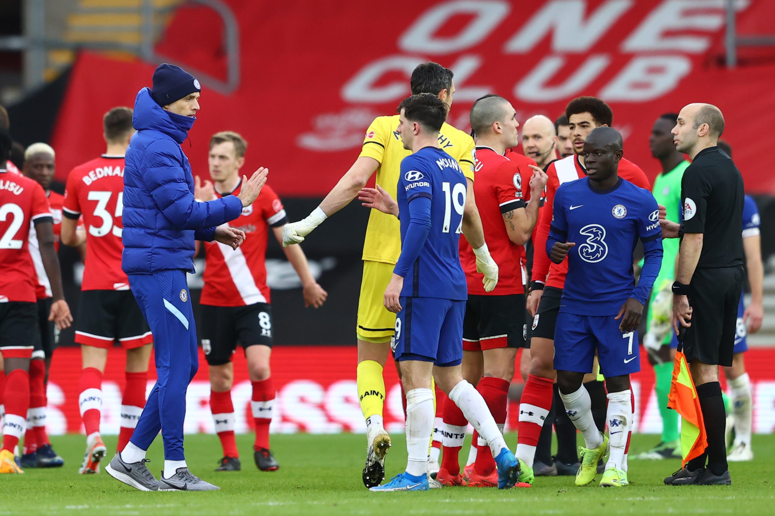 Chelsea player ratings vs Southampton (Chelsea players are seen in the photo)