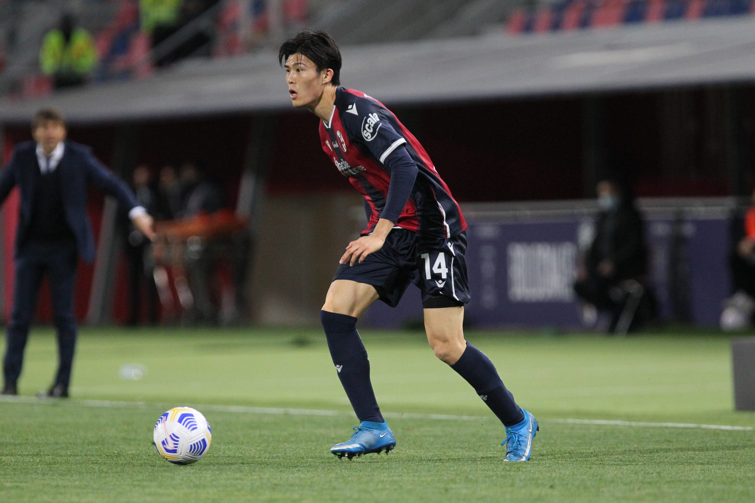 West Ham United eyeing a move for Tomiyasu who is seen in the photo