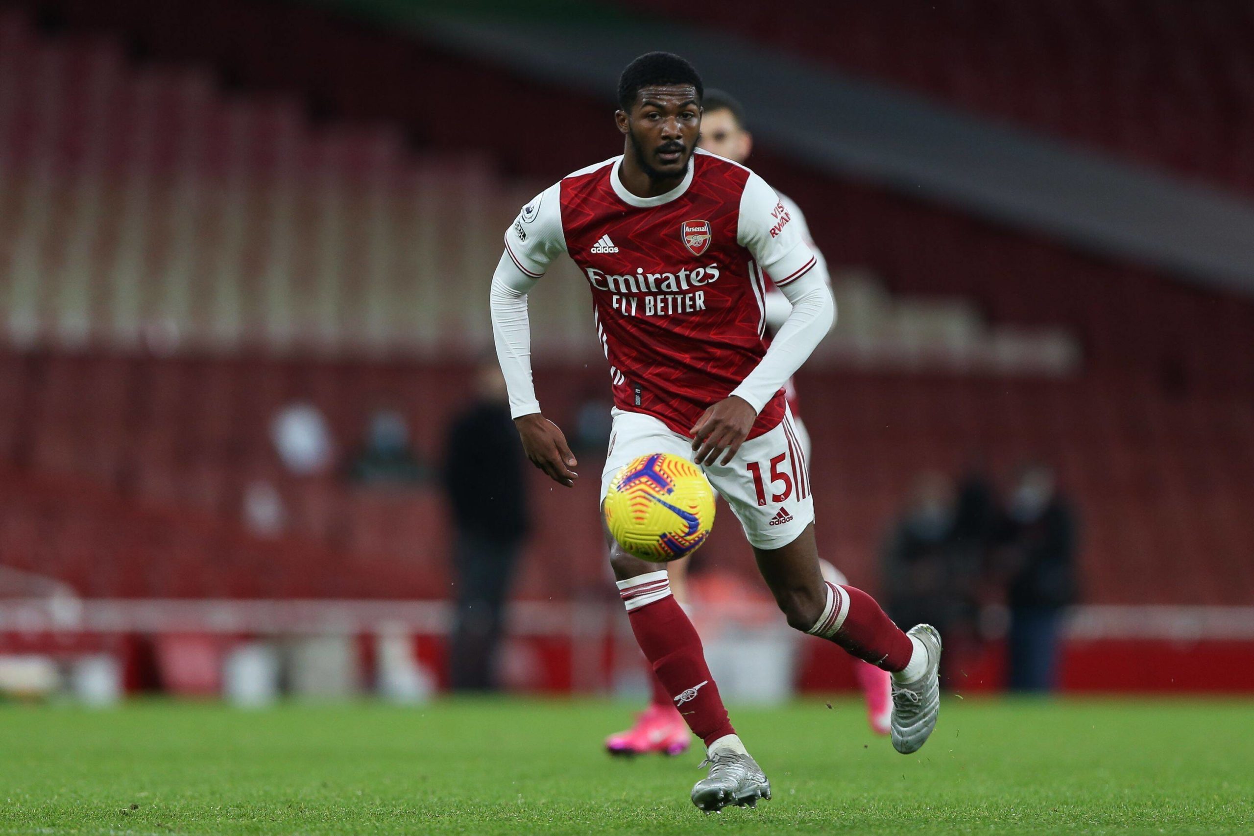 Leicester locked in a three-way battle for Maitland-Niles who is seen in the photo