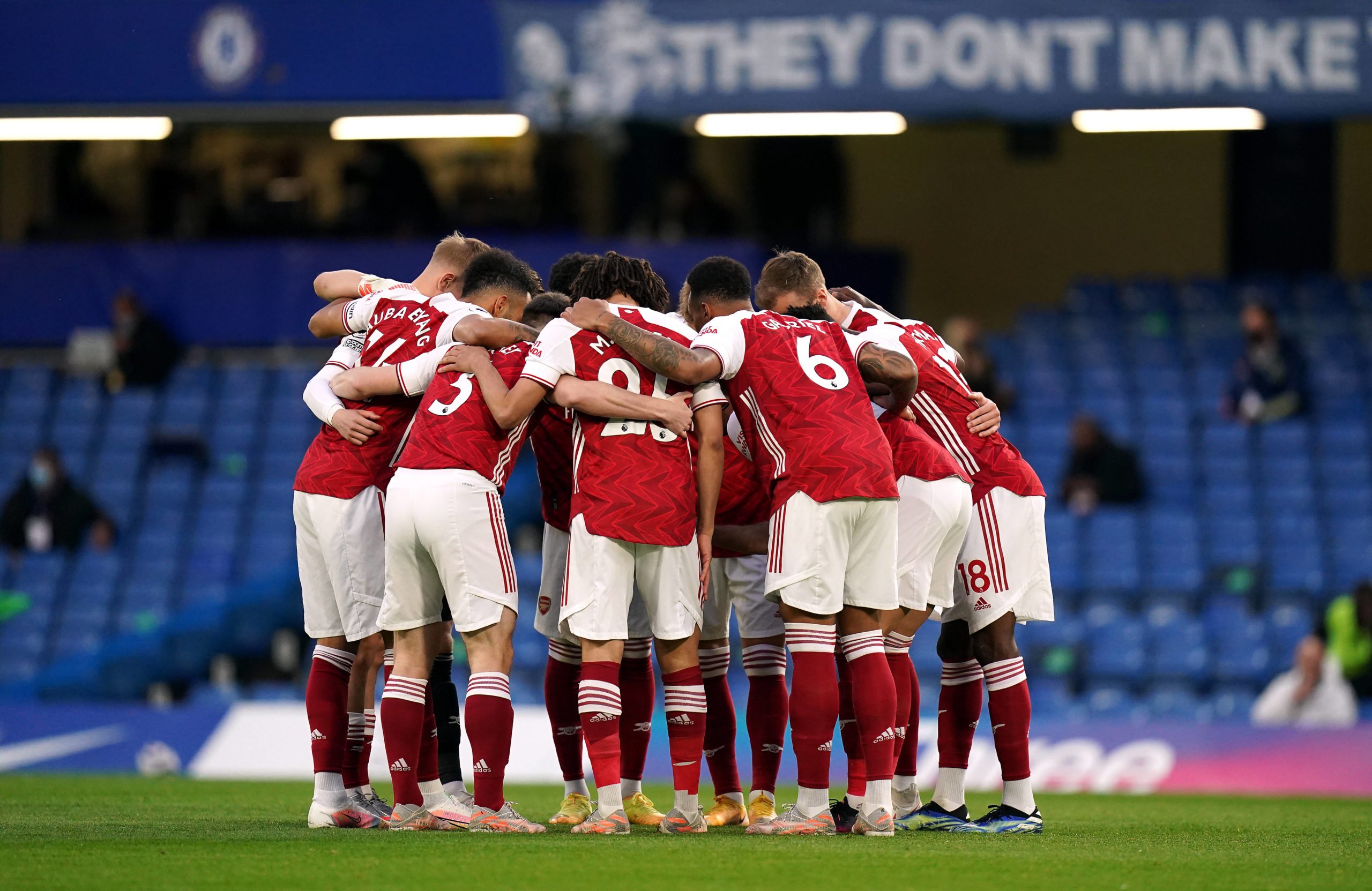 Arsenal player ratings versus Chelsea (Arsenal players are seen in the photo)