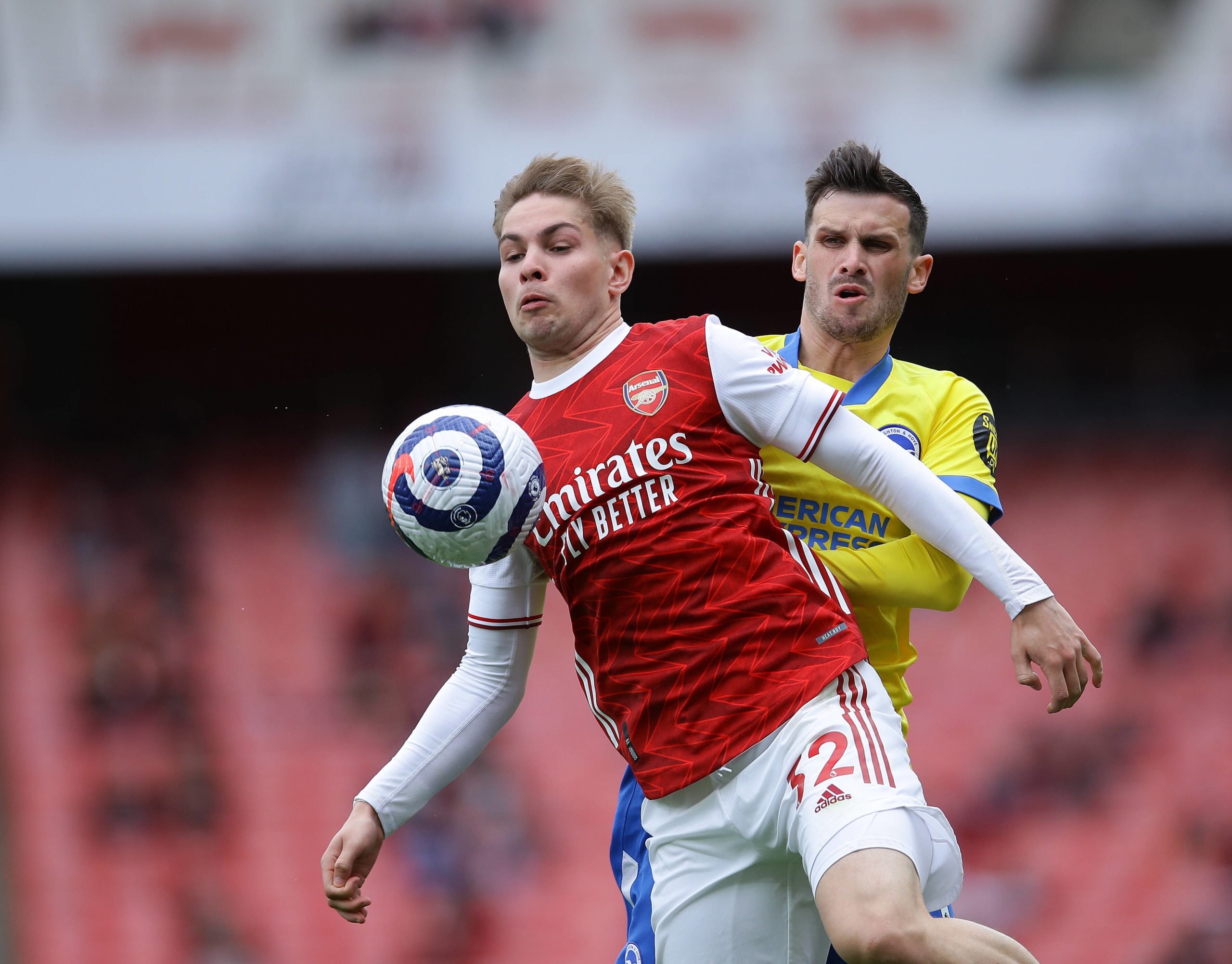 Aston Villa lining up a third bid for Smith Rowe who is seen in the picture