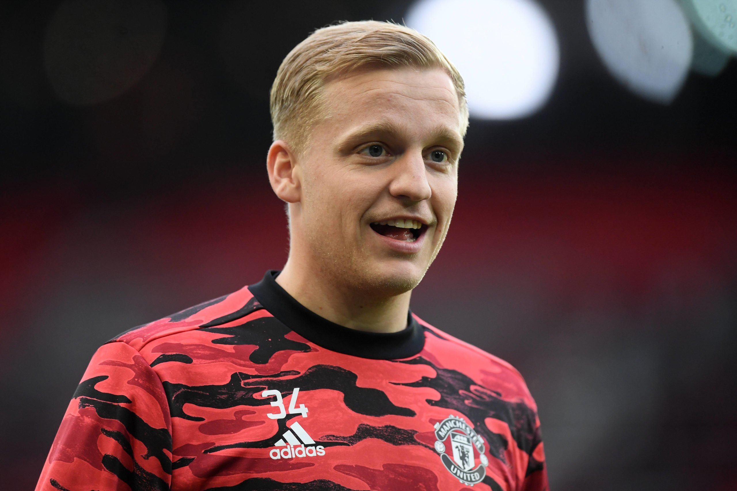 Everton could reignite their interest in van de Beek who is seen in the picture