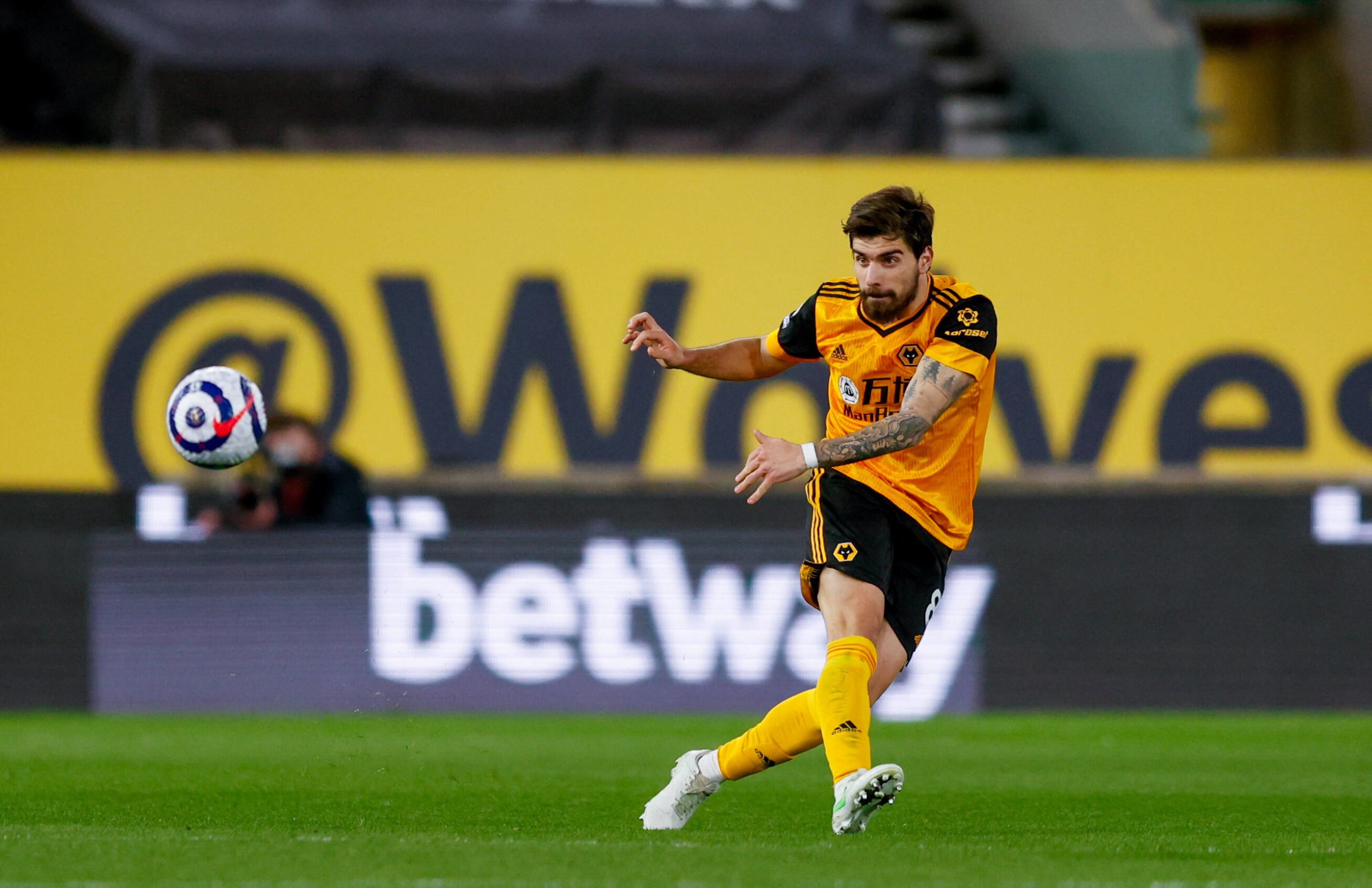 Wolves were willing to let Ruben Neves leave last summer (Neves is seen in the picture)