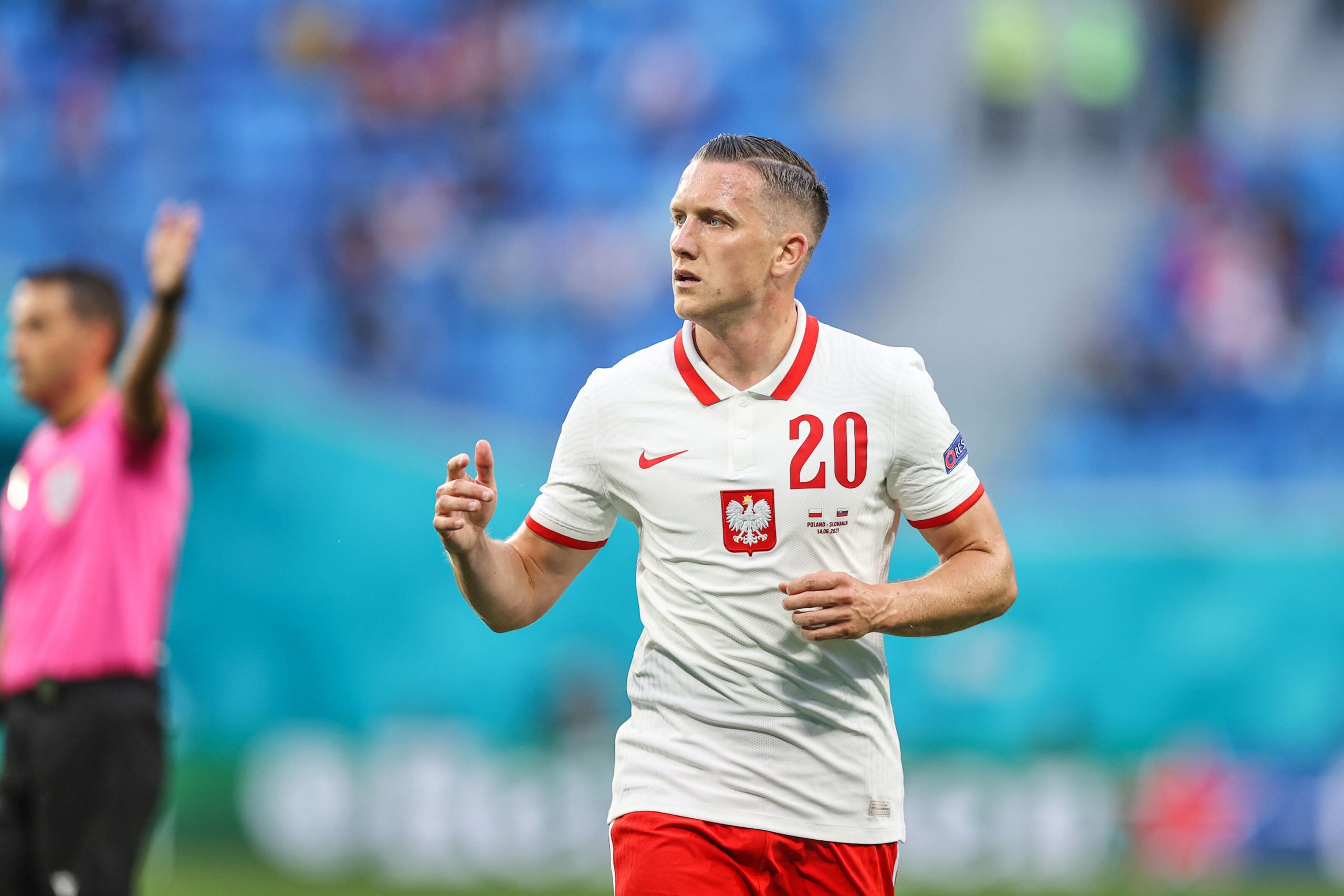 Liverpool to rival Manchester City for Zielinski who is seen in the picture