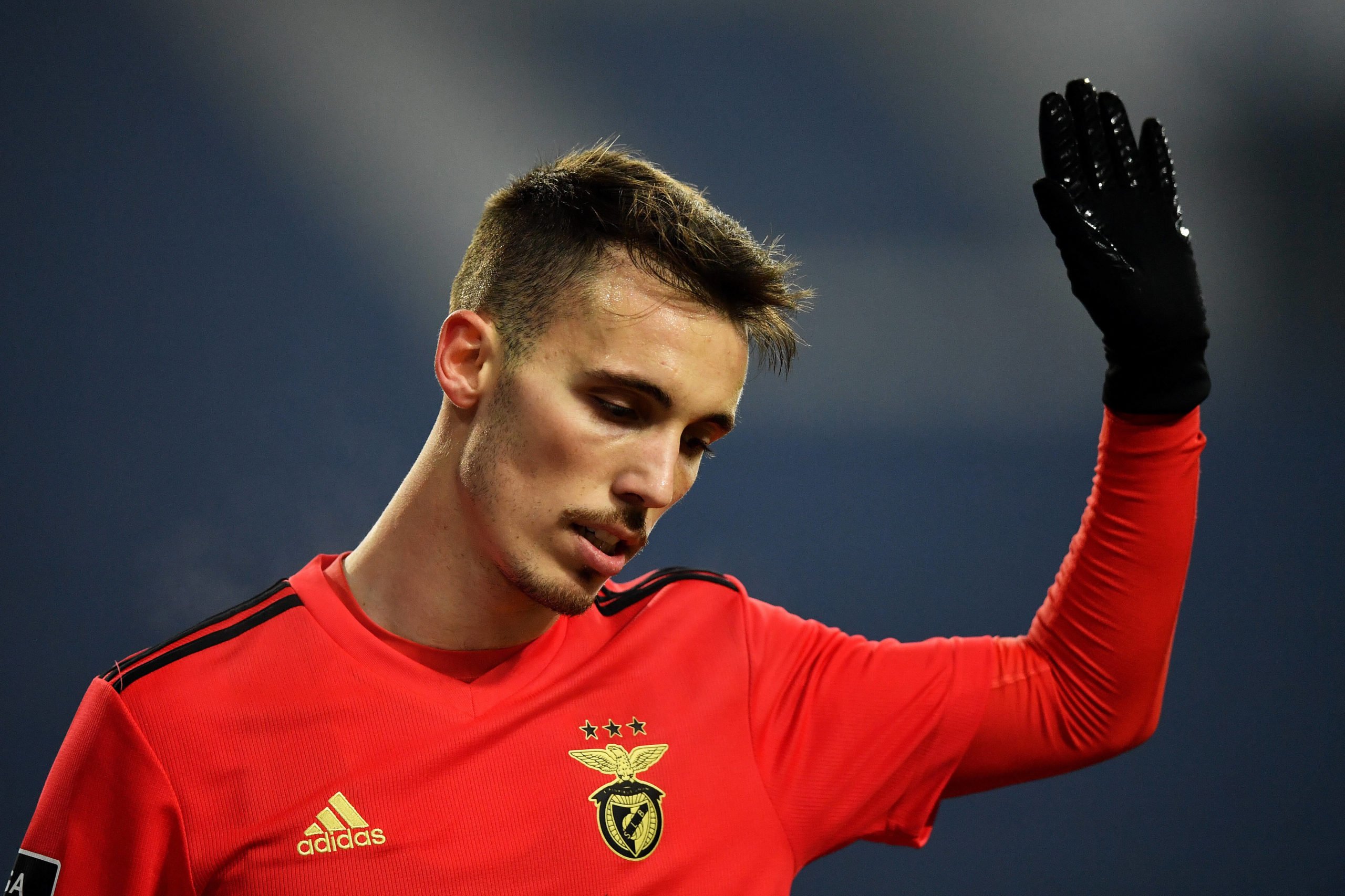 Manchester City begin talks to land Grimaldo who is seen in the picture
