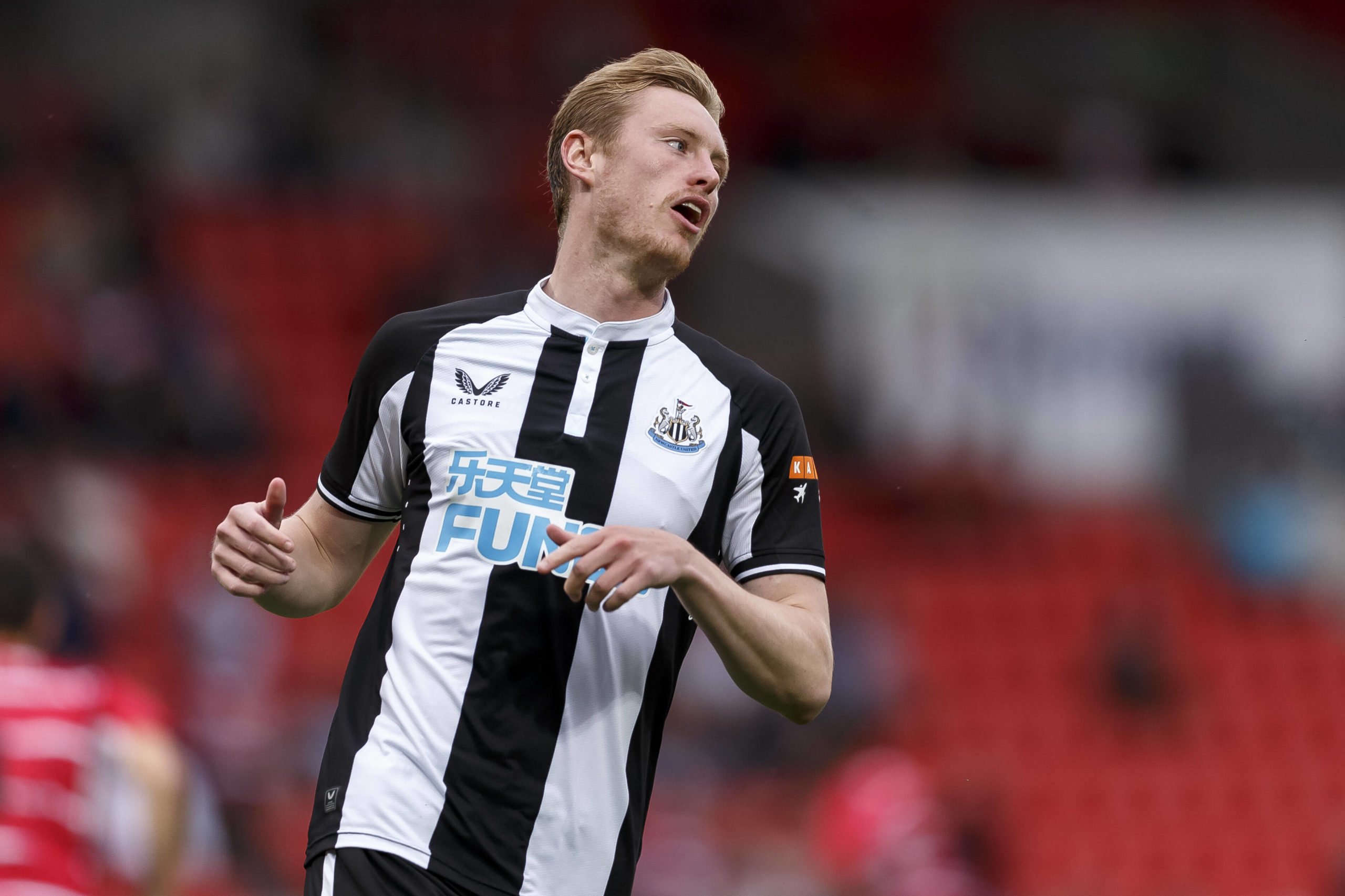 Newcastle hoping to reopen contract talks with Longstaff who is seen in the picture