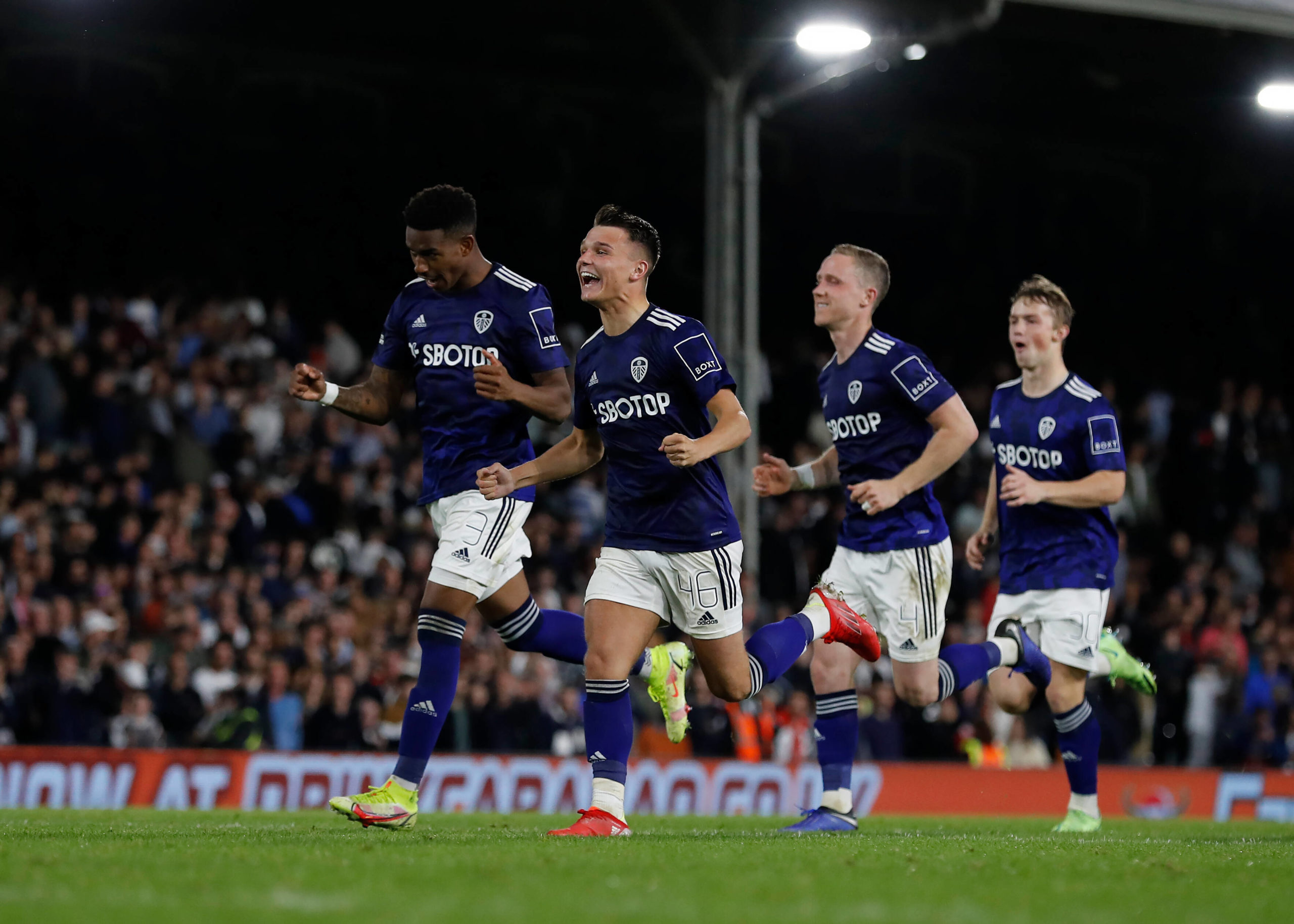 Leeds United player ratings vs Fulham (Leeds United players are seen in the picture)