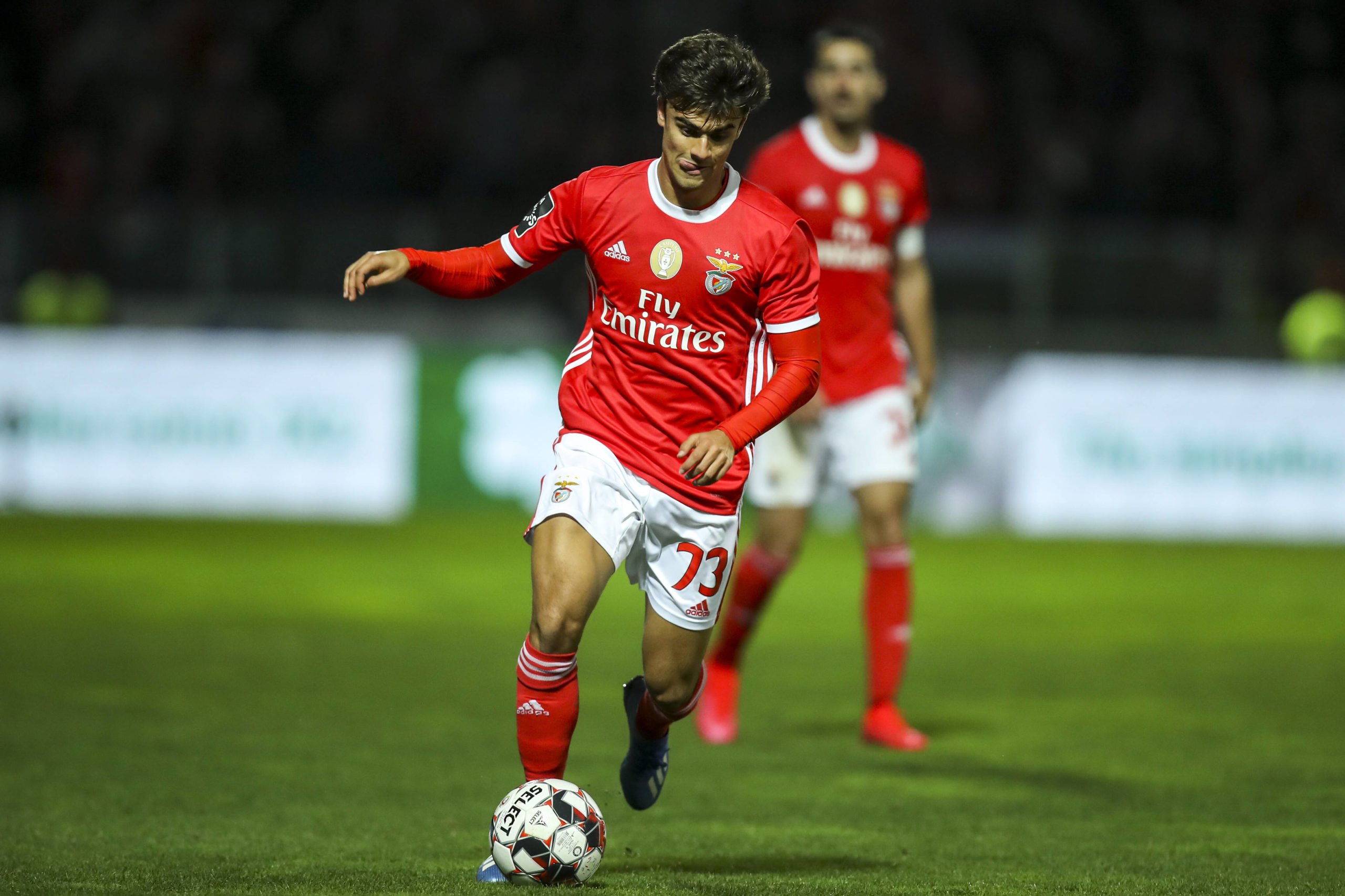 Celtic star Filipe Jota in action for his parent club Benfica